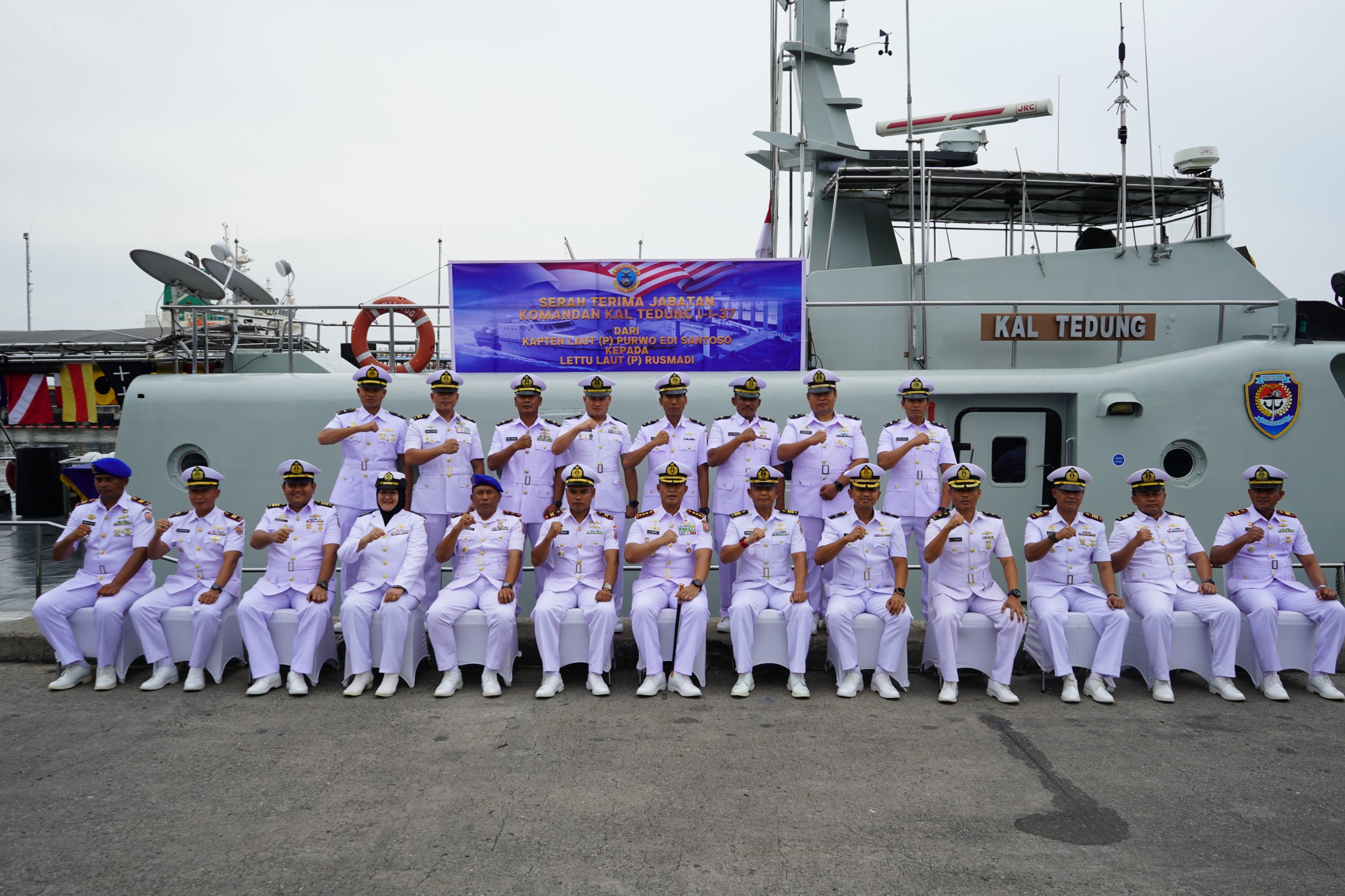 Pergantian Pucuk Pimpinan, Semangat Baru KAL Tedung I-1-37 Siap Mengawal Perairan Riau