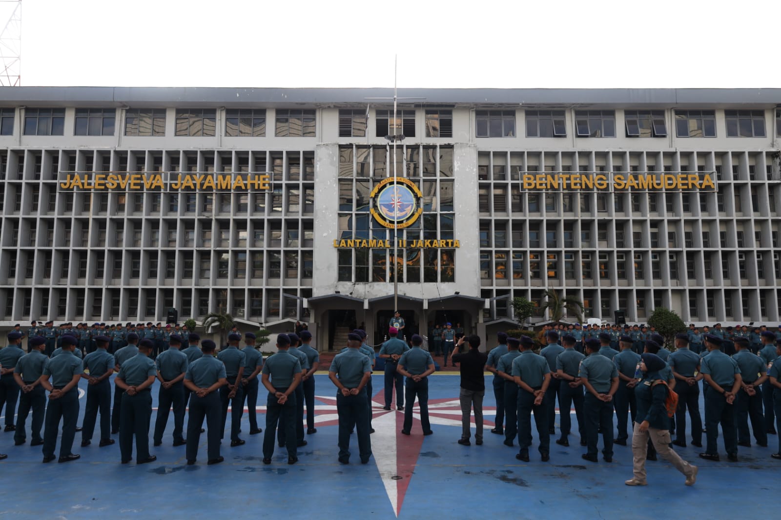 Komandan Lanal Bandung Hadiri Apel Khusus Danlantamal III Jakarta