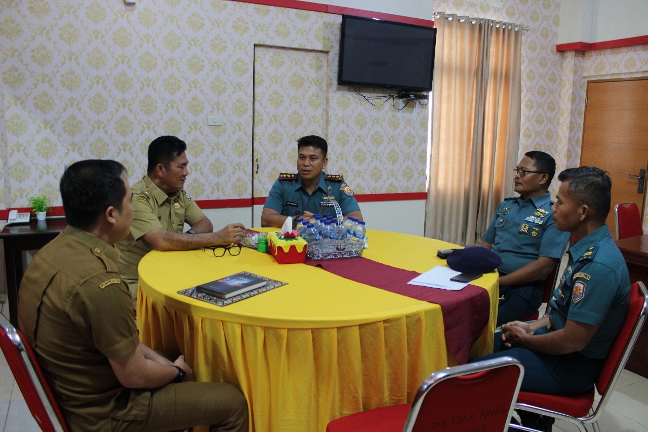 Komandan Lanal Nias Laksanakan Kunjungan Kerja Ke Bupati Nias Selatan
