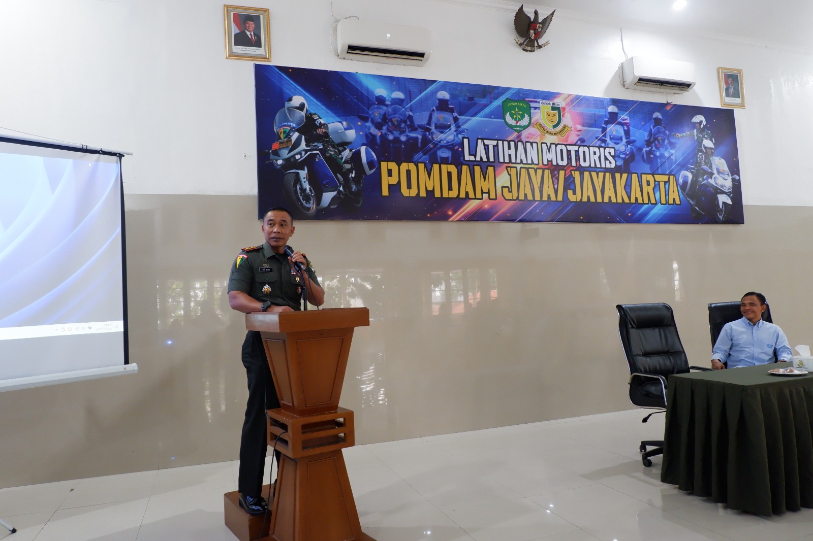 DEMI MENCETAK MOTORIS PROFESIONAL DANPOMDAM JAYA/JAYAKARTA BUKA LATIHAN MOTORIS SAFETY RIDING