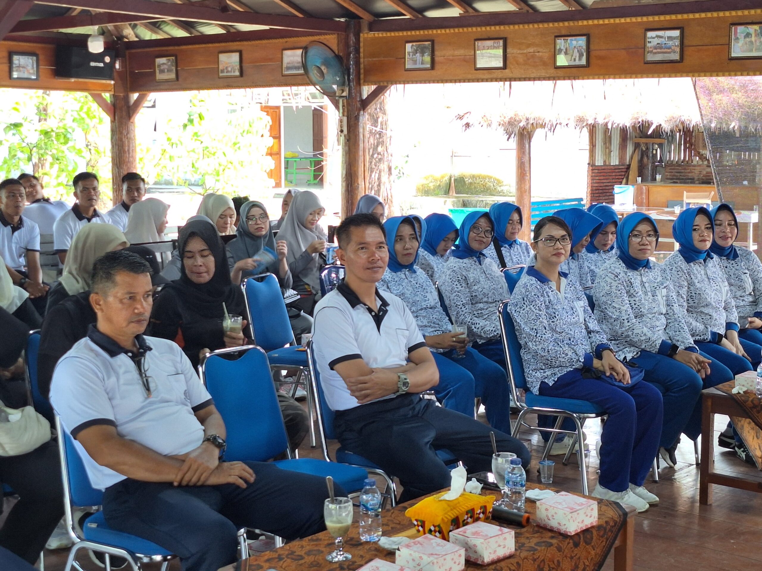 Lanal Simeulue Laksanakan Olahraga Bersama Dinas Kesehatan Kabupaten Simeulue