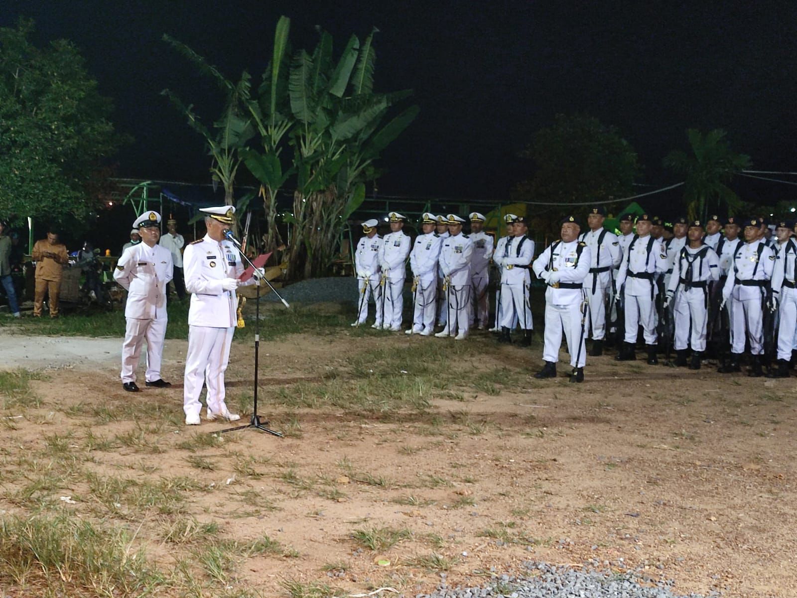 Danlanal Bintan Pimpin Upacara Deputasi Pemakaman Kadiskum Lantamal XIV Sorong