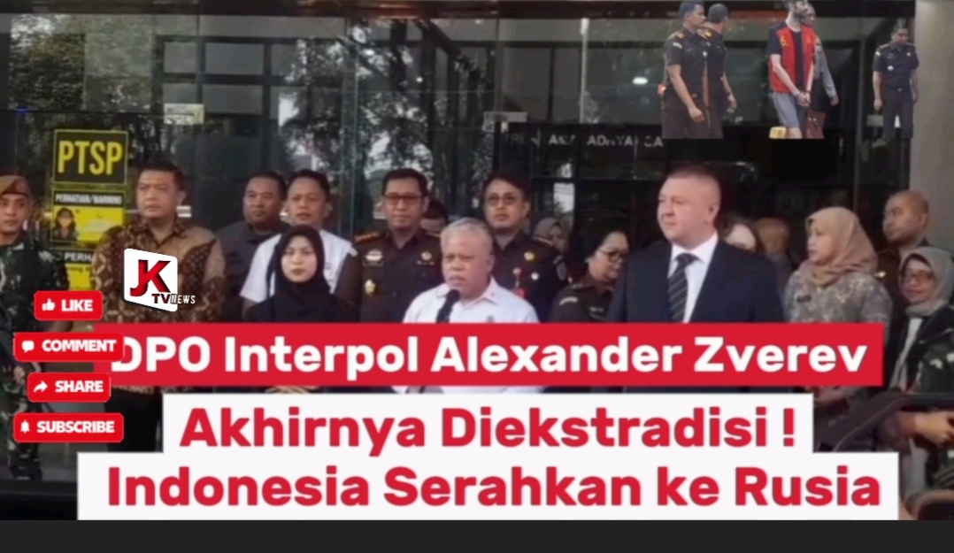 Buronan Interpol, Kejari Jaksel Serahkan WN Rusia Terkait Kasus Suap dan ITE