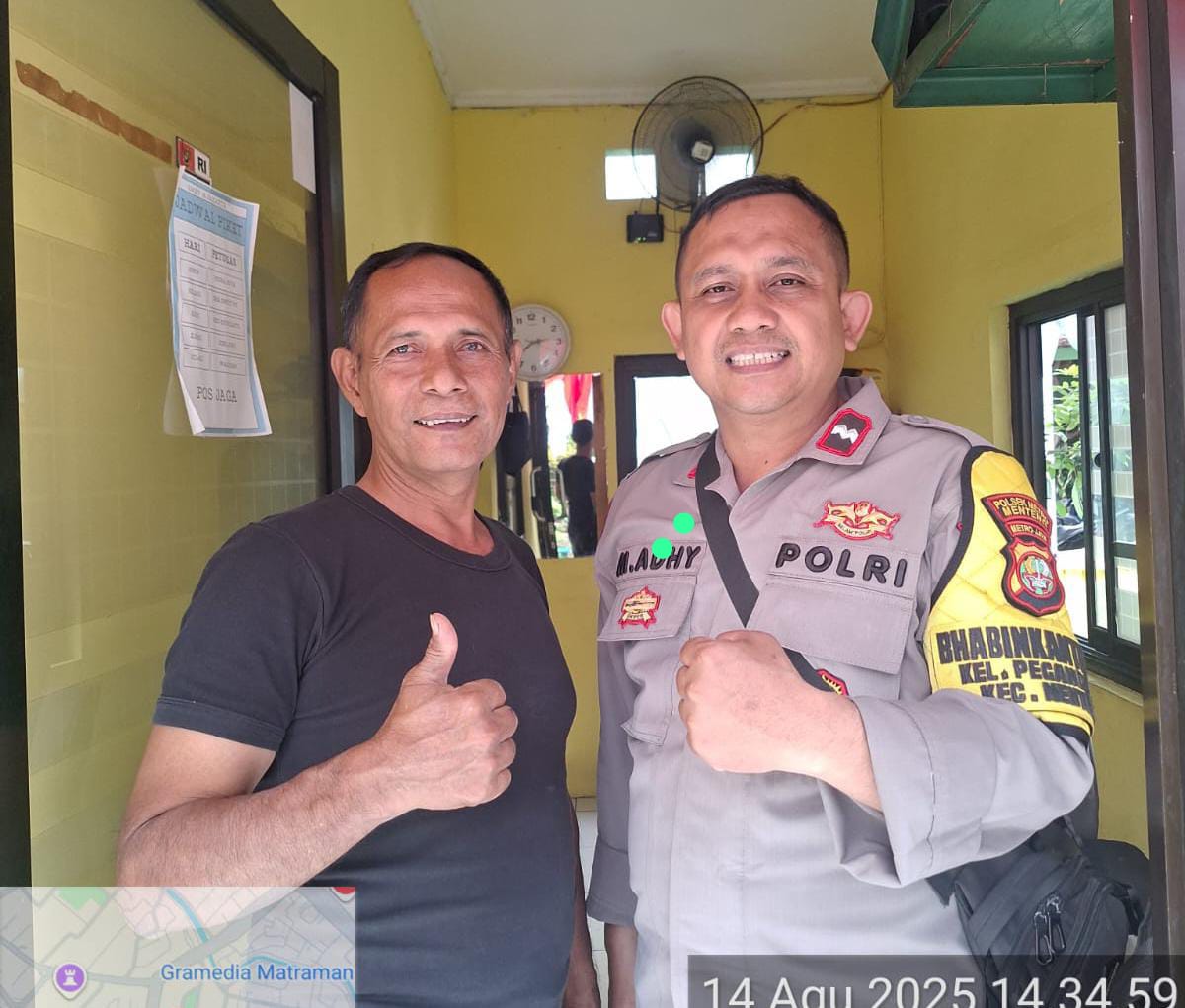 Bhabinkamtibmas Pegangsaan Sambangi SMKN 16, Tekan Tawuran dan Bullying Pelajar