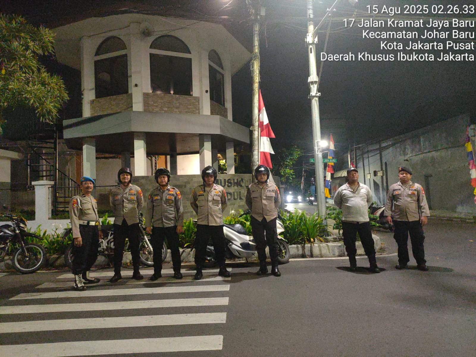Polsek Johar Baru Gencarkan Patroli Dini Hari, Cegah Tawuran dan Gangguan Kamtibmas