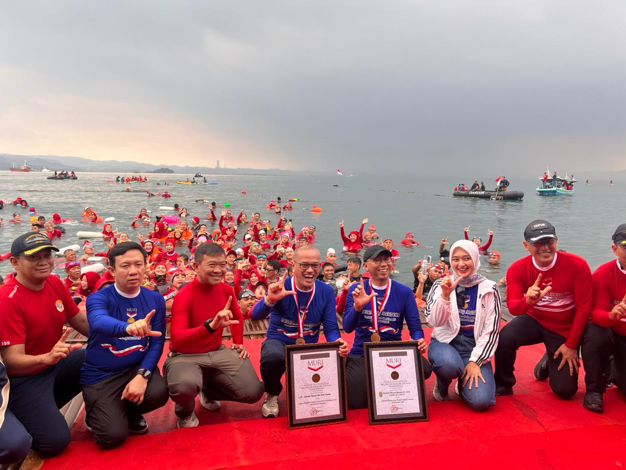 Kodam XXI/Radin Inten Dan Pemprov Lampung Gelar Renang Merdeka 2025