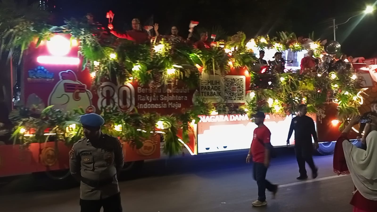 Karnaval Budaya HUT RI ke-80 Berlangsung Meriah dan Kondusif di Jakarta Pusat