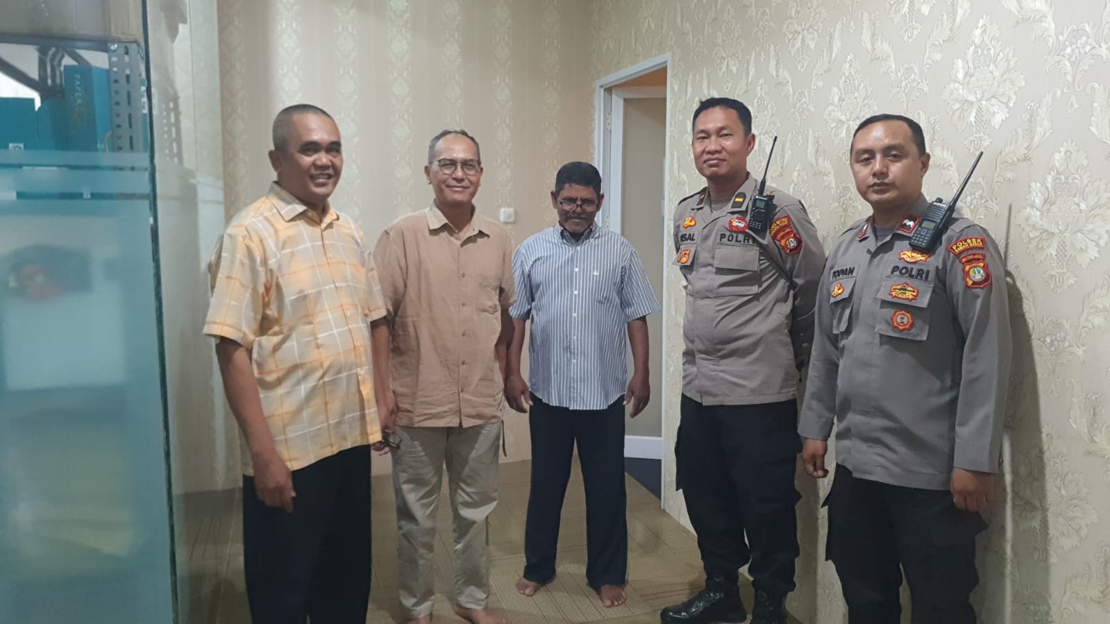 Patroli Dialogis Polsek Sawah Besar Jaga Keamanan Pasar Baru