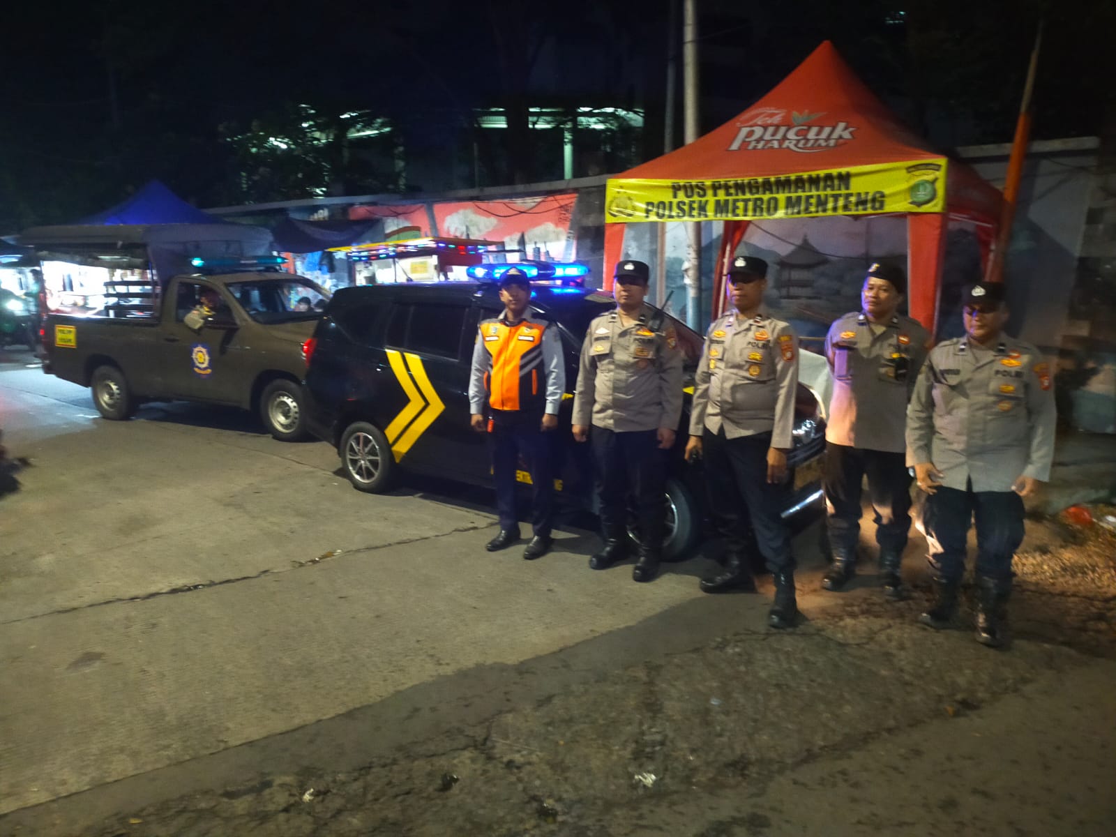 Amankan Perbatasan Kwitang–Kalipasir Bersama Patroli 3 Pilar Menteng Jaga Jakarta