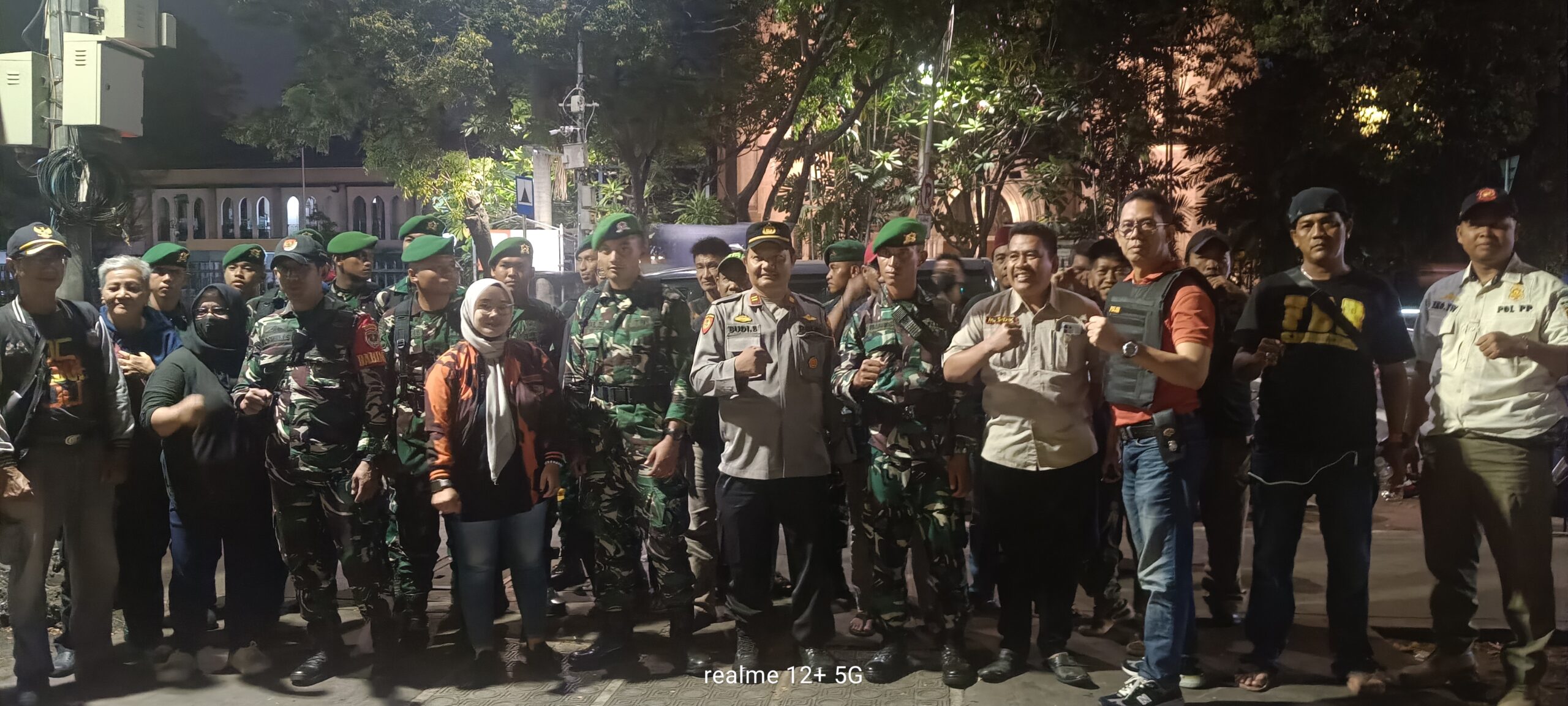 Polsek Sawah Besar Gelar Patroli Skala Besar: Tiga Pilar & Ormas Kompak Jaga Jakarta