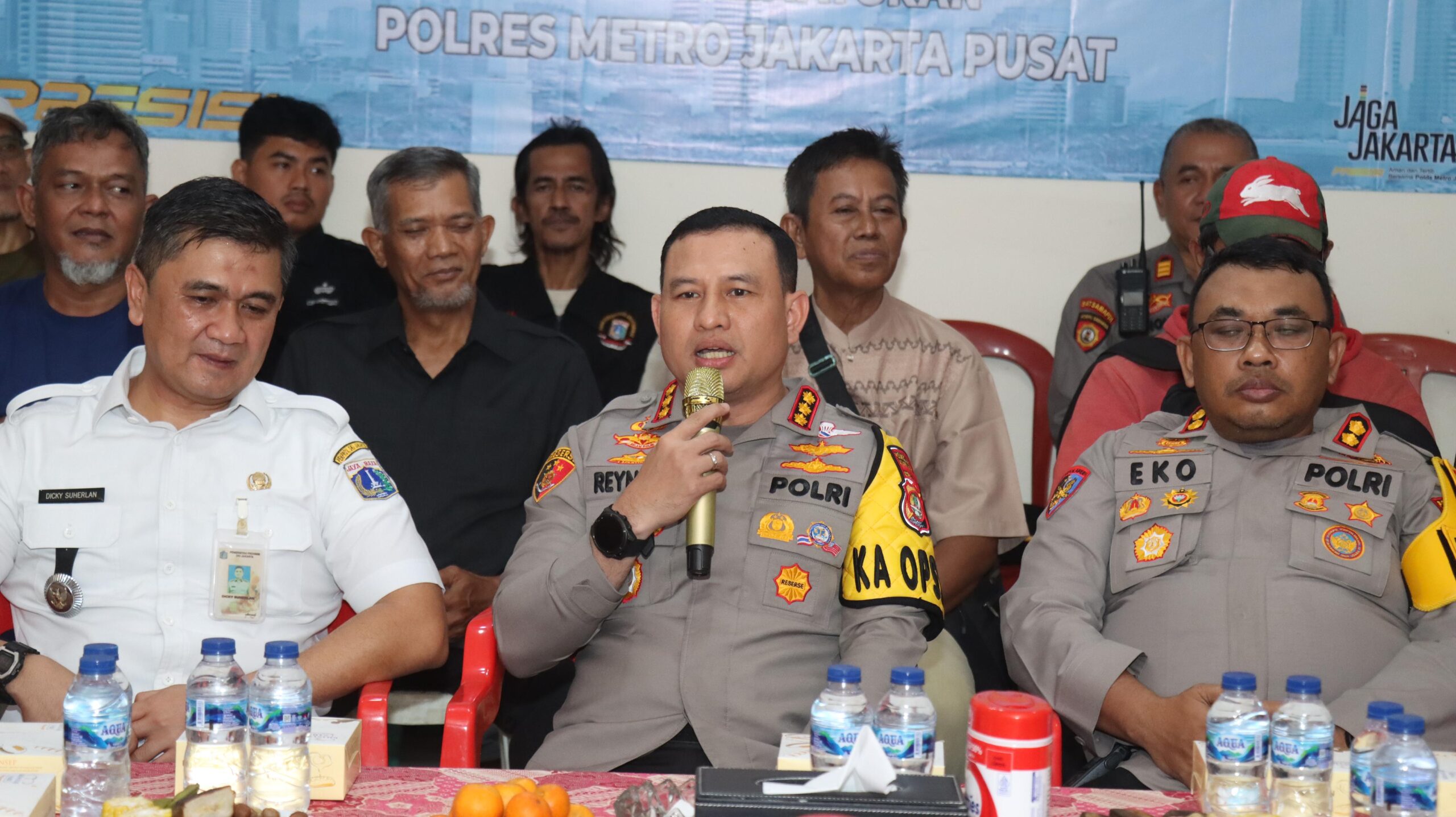 Kapolres Metro Jakpus Gelar Kopi Kamtibmas di Sumur Batu, Warga Diimbau Waspada Jelang Ramadan