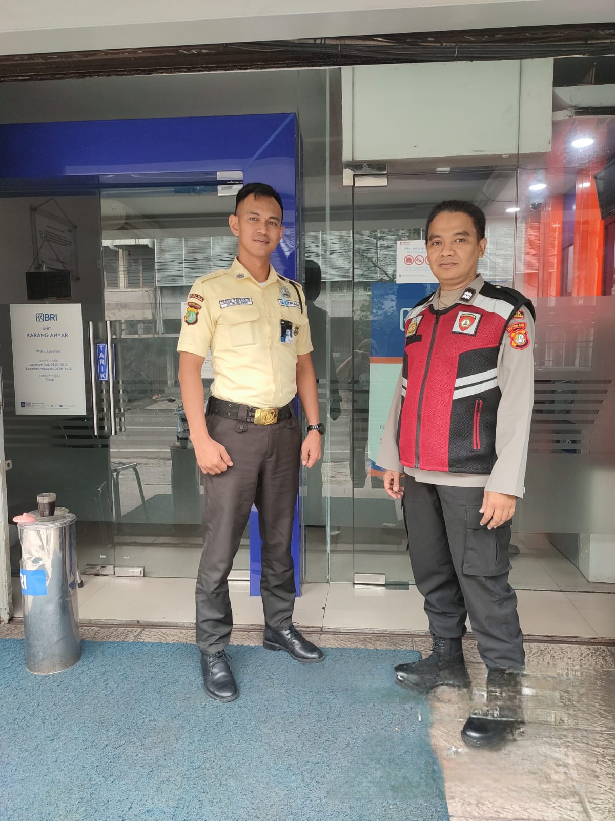 Polisi Patroli Presisi di Sawah Besar, Ingatkan Petugas Keamanan Bank Waspada Curanmor