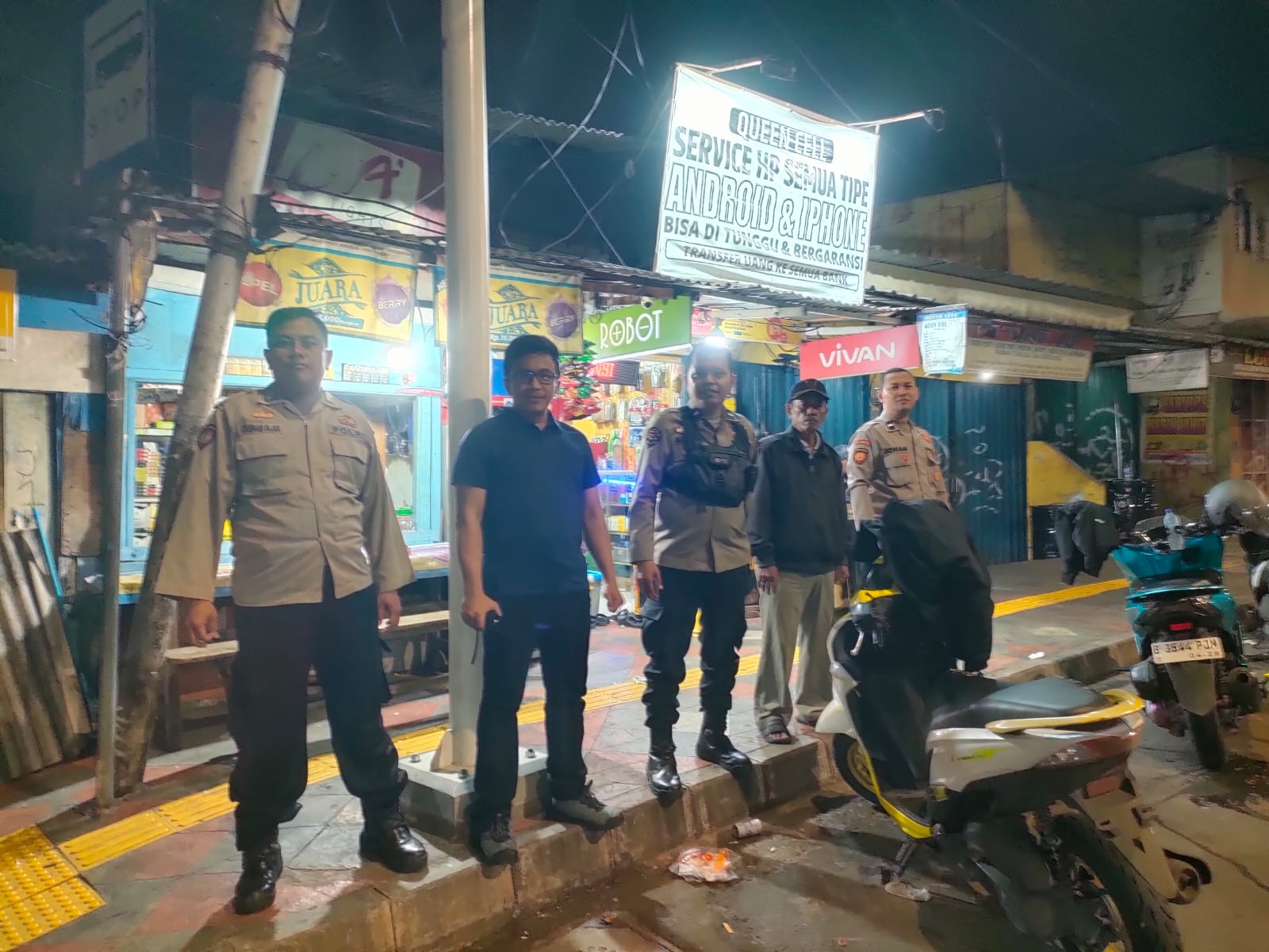 Patroli Cipkon Polsek Metro Tanah Abang Tekan Potensi Gangguan Kamtibmas Antisipasi Tawuran dan 3 C