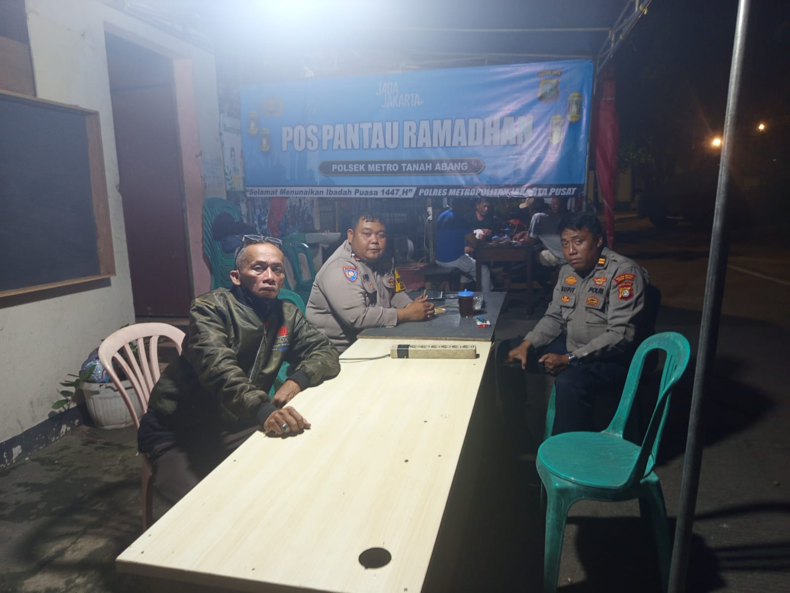 Pelayanan Pos Ramadhan Kebon Kacang, Polisi Antisipasi Tawuran dan Gangguan Kamtibmas