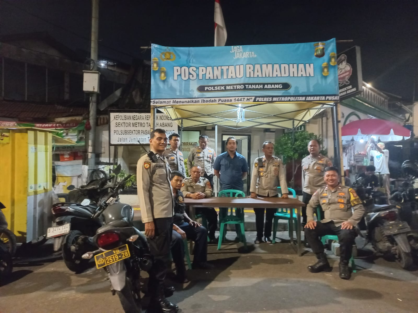 Sinergi Polisi dan Warga, Pos Pantau Ramadhan di Petamburan Jaga Kondusivitas Wilayah