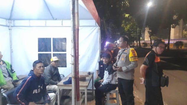 Pos Pantau Ramadhan Polsek Cempaka Putih, Wujud Kepedulian Polisi Jaga Lingkungan Tetap Kondusif