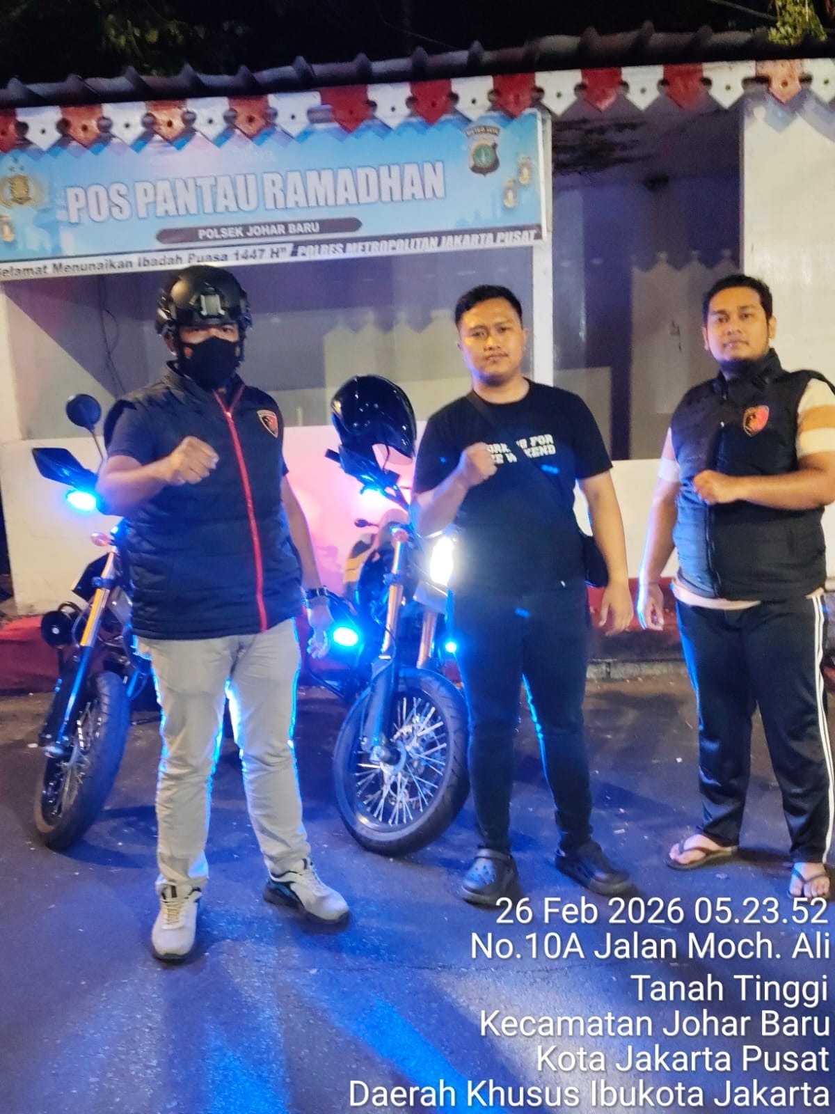 Patroli Reskrim Polsek Johar Baru Awasi Titik Rawan Tawuran dan Kejahatan Jalanan di Bulan Ramadhan