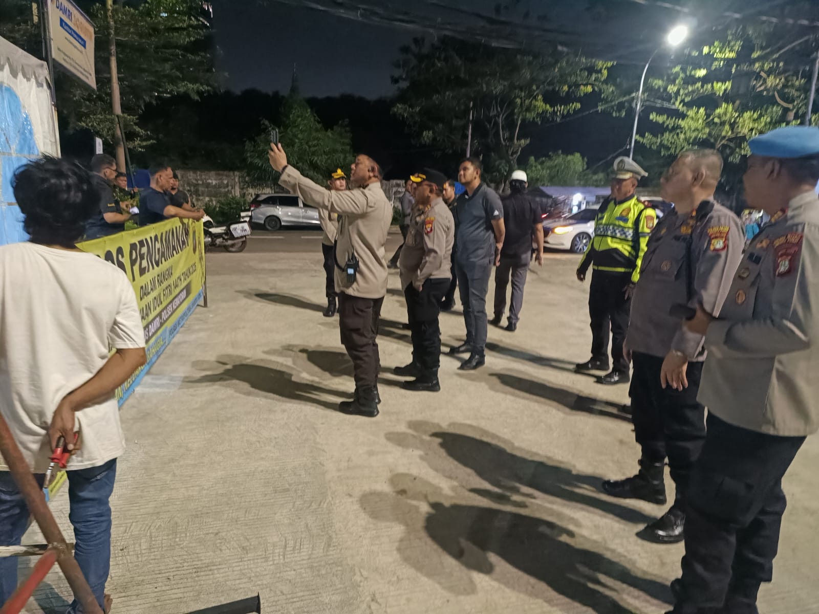 Pastikan Keamanan Mudik Lebaran 2026, Kapolres Metro Jakarta Pusat Cek Kesiapan Pospam DAMRI Kemayoran