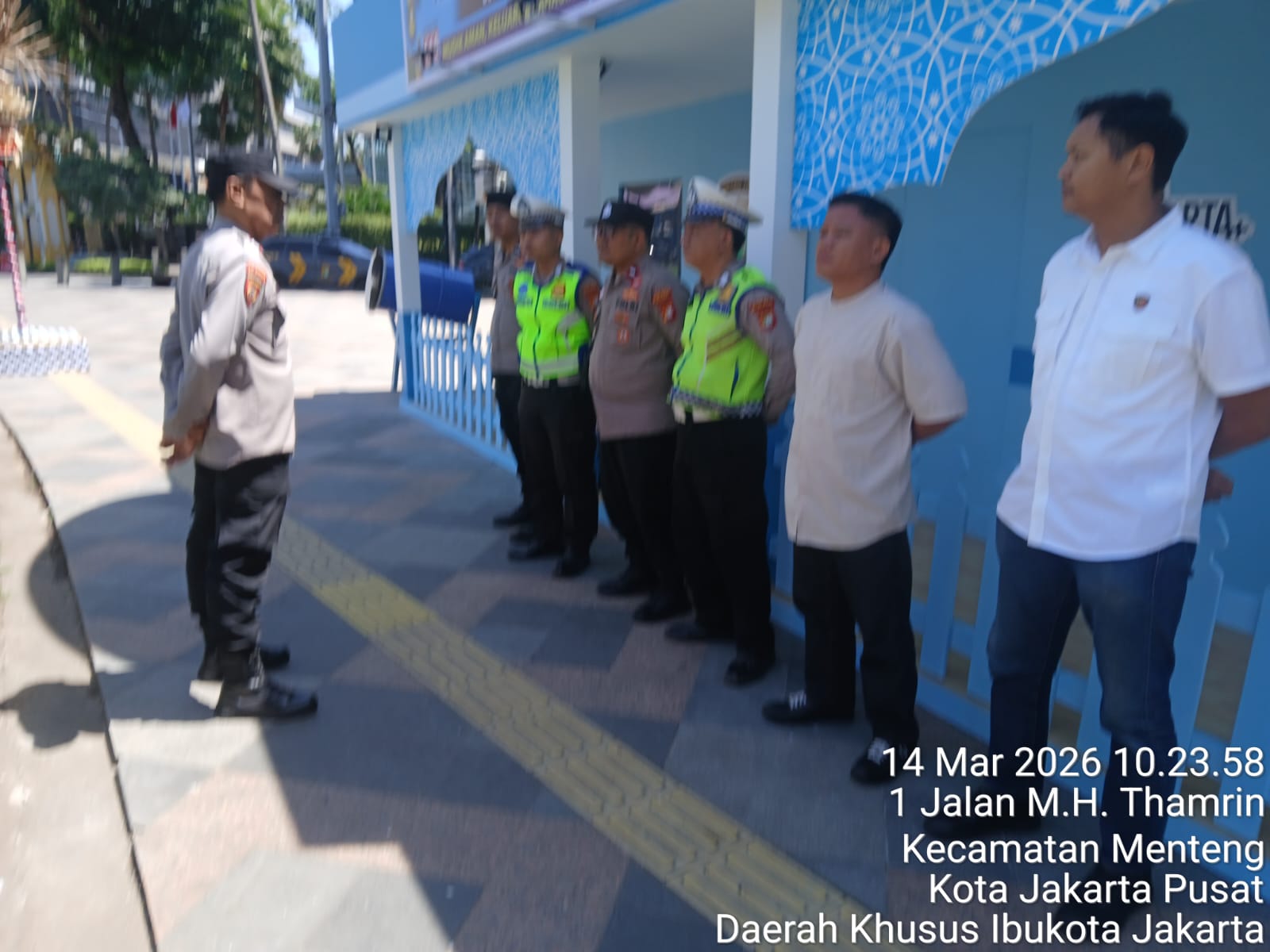 Operasi Ketupat Jaya 2026, Polsek Metro Menteng Maksimalkan Pengamanan Kawasan Bundaran HI