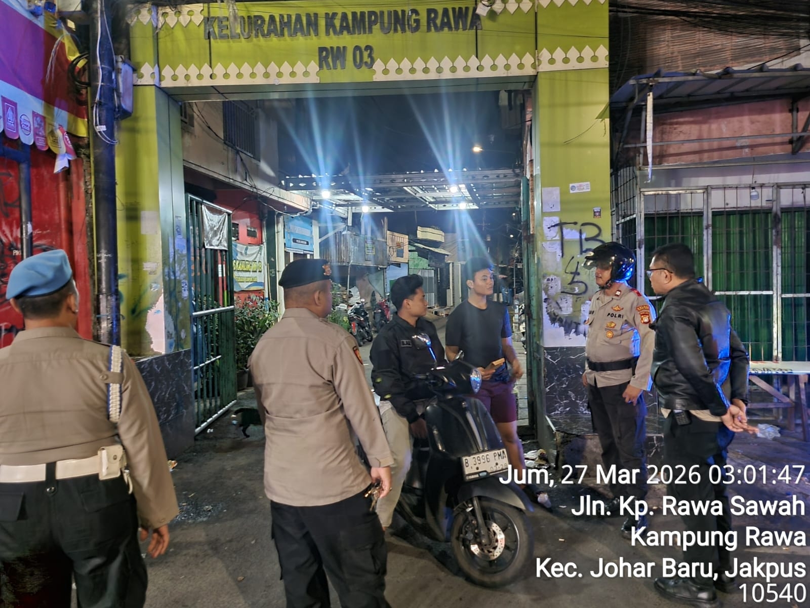 Libur Idul Fitri, Polsek Johar Baru Intensifkan Patroli Cipta Kondisi Antisipasi Guantibmas
