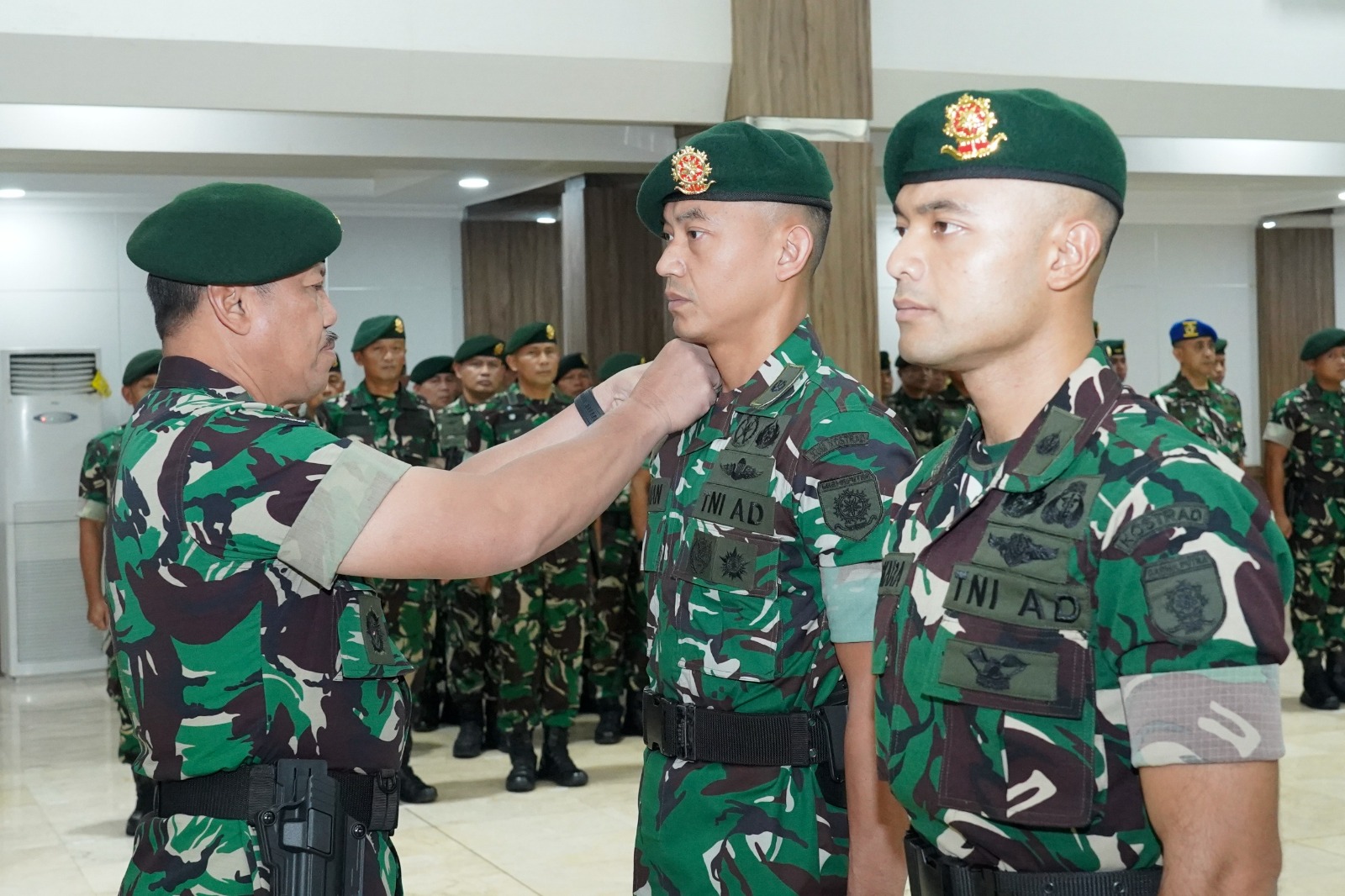 Kaskostrad Pimpin Laporan Korps Kenaikan Pangkat Prajurit dan PNS Makostrad