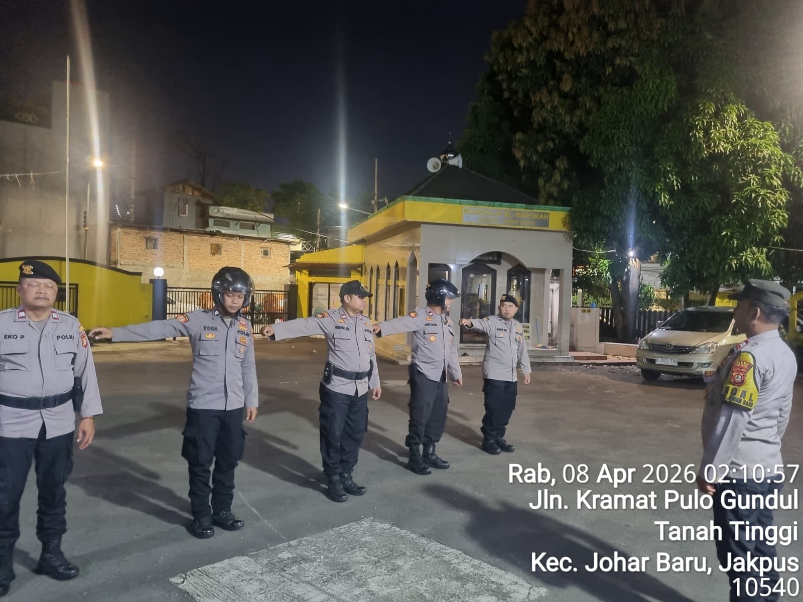 Padal Pimpin Apel Dini Hari, Patroli Cipta Kondisi Johar Baru Siap Antisipasi Guantibmas