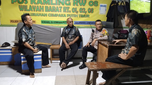 Sambang Satkamling Cempaka Putih Timur, Wujud Nyata Kedekatan Polisi dengan Warga