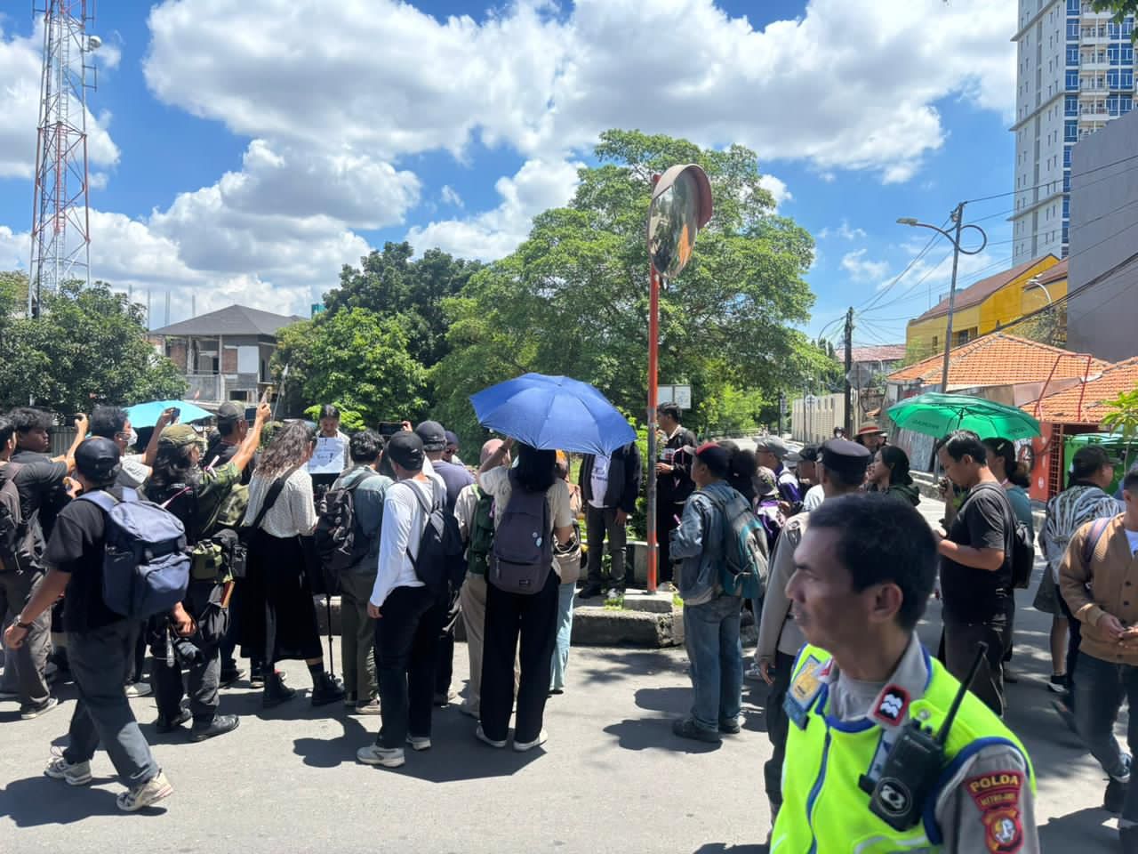 Peringatan 30 Hari Serangan Air Keras Andrie Yunus, Koalisi Sipil Gelar Aksi di Jalan Talang