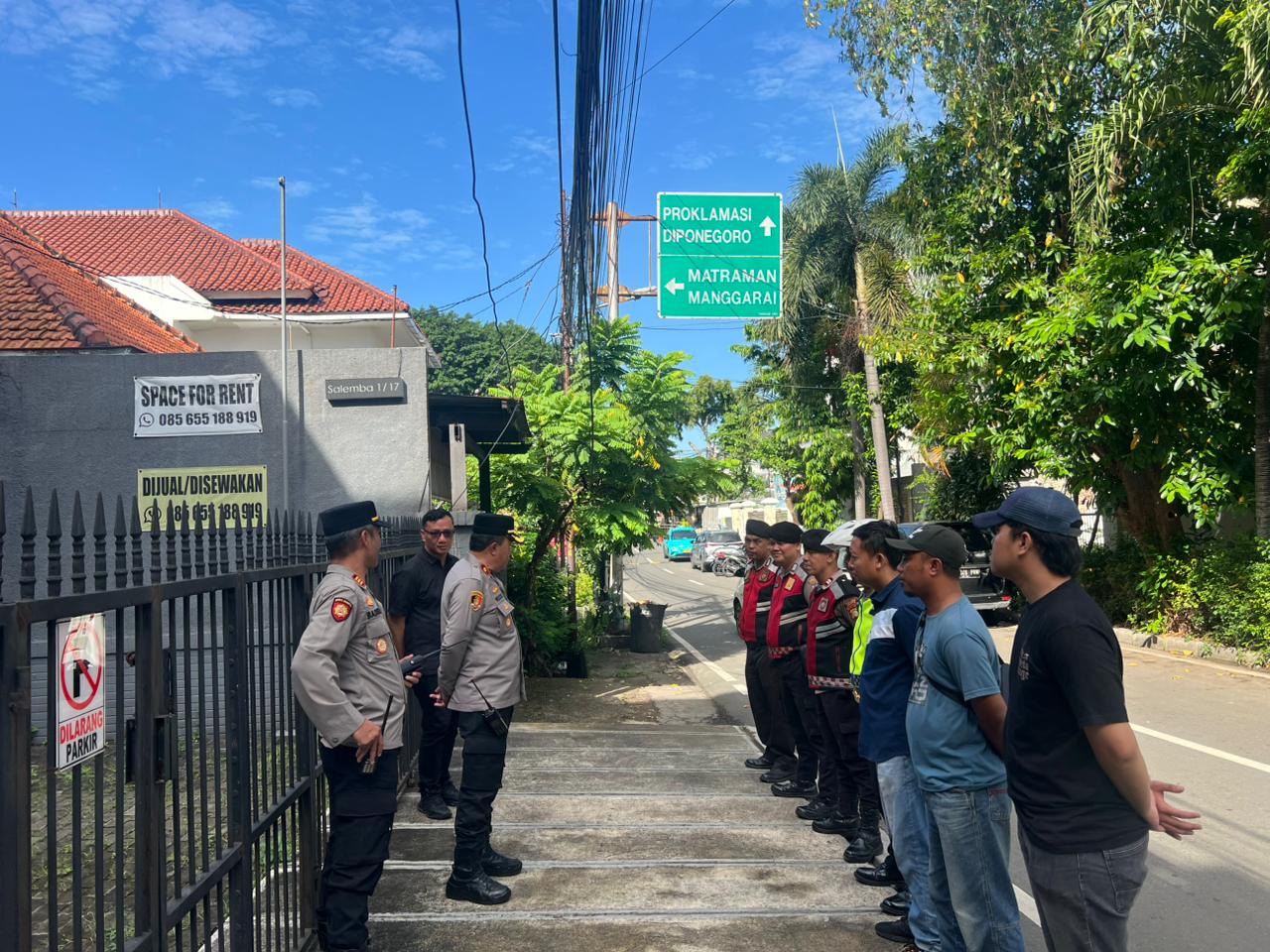 Apel Pengamanan Long March Peringatan 30 Hari Kasus Andrie Yunus Digelar di Senen