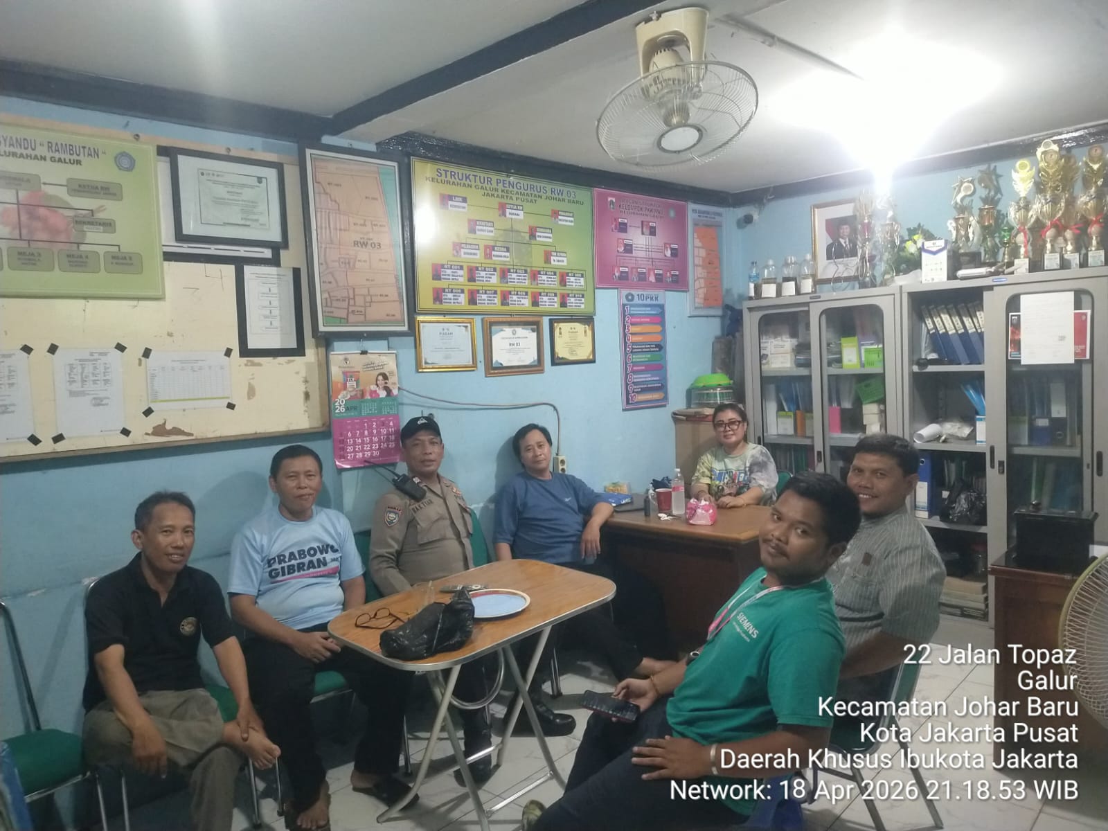 Sinergi di Poskamling RW 03 Galur, Polisi Ajak Warga Tingkatkan Kewaspadaan Lingkungan