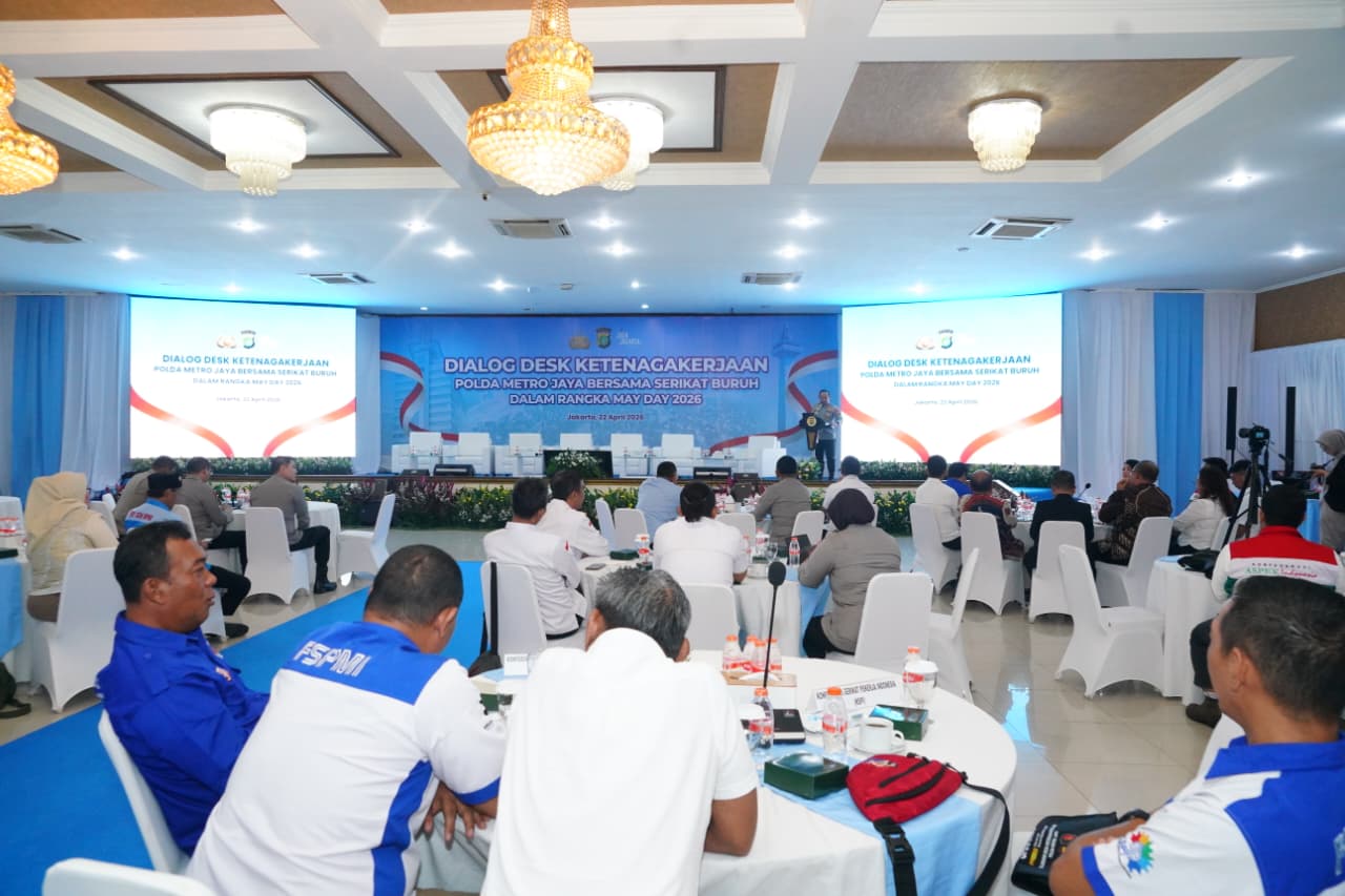 Polda Metro Jaya Gelar Dialog Desk Ketenagakerjaan, Serap Aspirasi Buruh Secara Langsung