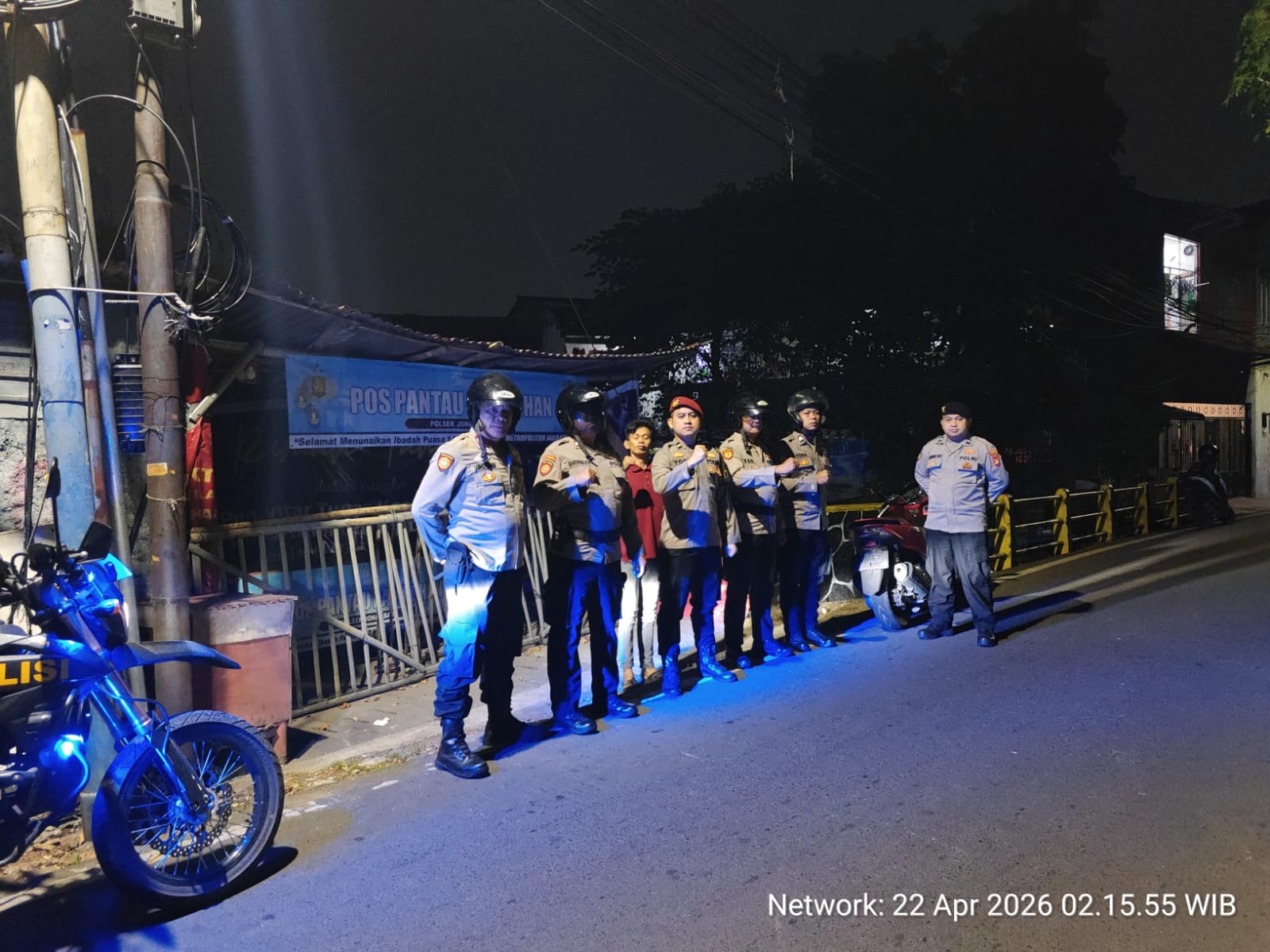 Antisipasi Gangguan Kamtibmas, Polsek Johar Baru Intensifkan Patroli Cipta Kondisi