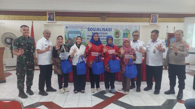 Polsek Cempaka Putih Hadiri Sosialisasi Pembatasan Sampah, Ajak Warga Lebih Peduli Lingkungan
