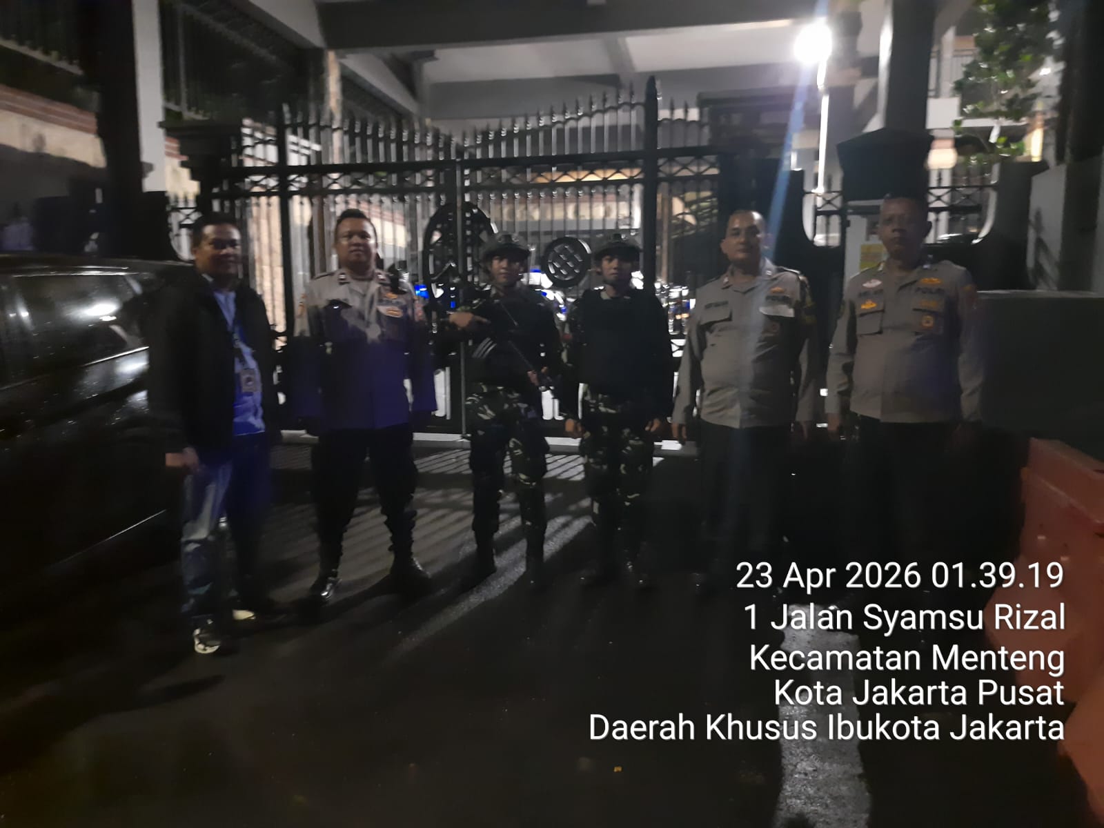 Pengamanan Ditingkatkan di Jalan Taman Suropati, Patroli Menteng Jaga Kawasan Elit Tetap Kondusif