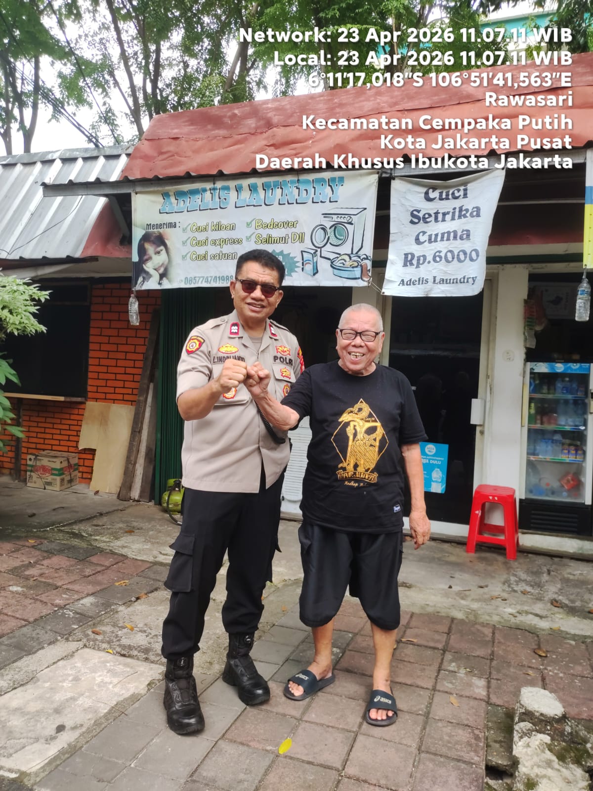 Sambang Dialogis di Johar Baru, Polisi Ajak Warga Perkuat Guyub dan Keamanan Lingkungan