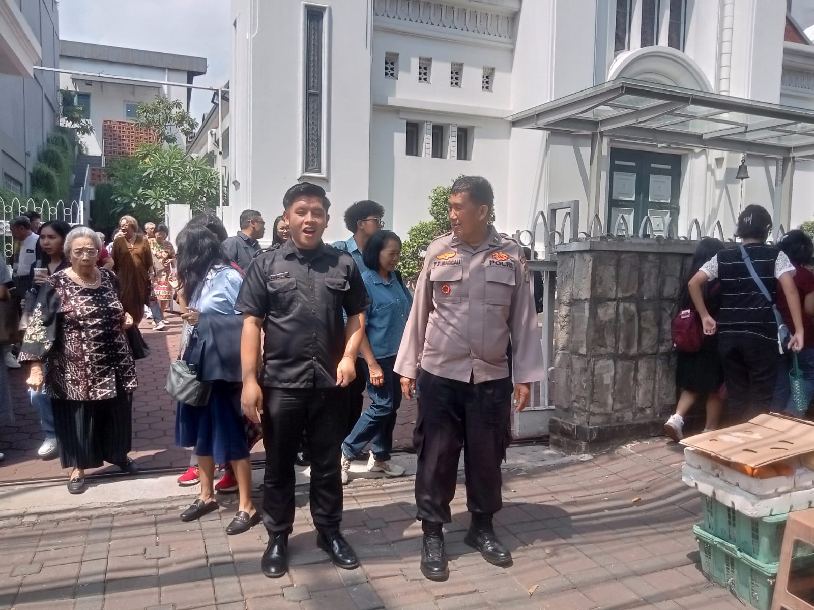 Ibadah Minggu di GKI Kwitang Berlangsung Aman, Polisi Lakukan Pengamanan