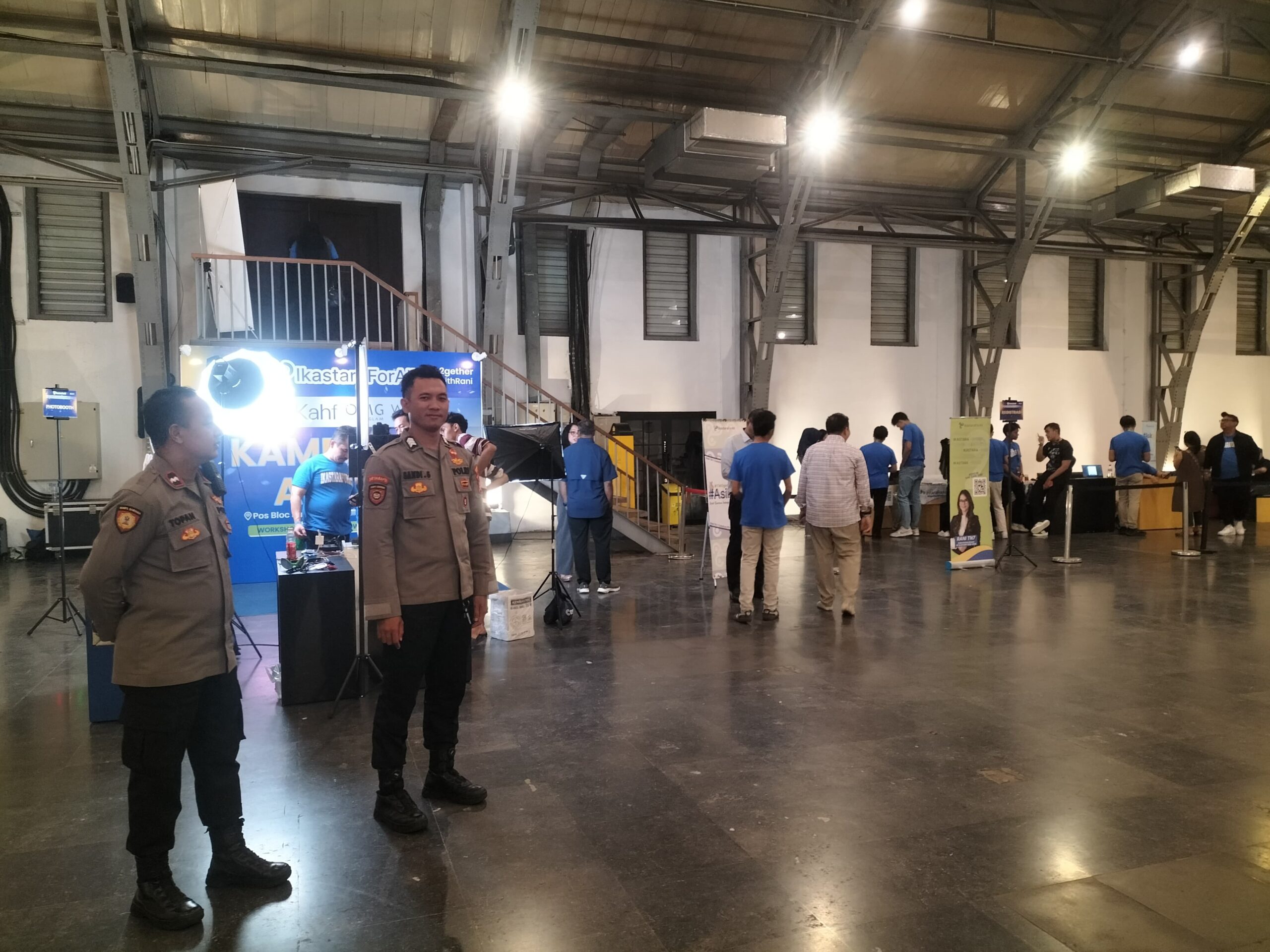 Polsek Sawah Besar Amankan Kegiatan Akbar IKASTARA di Posbloc Jakarta Pusat