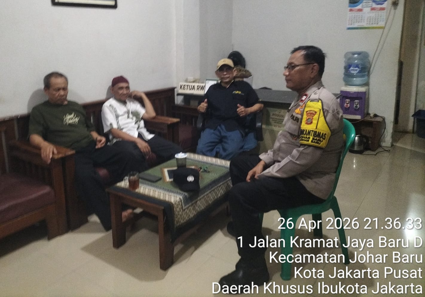 Solidkan Kekuatan Warga, Polisi dan Pengurus RW 02 Johar Baru Perkuat Benteng Kamtibmas
