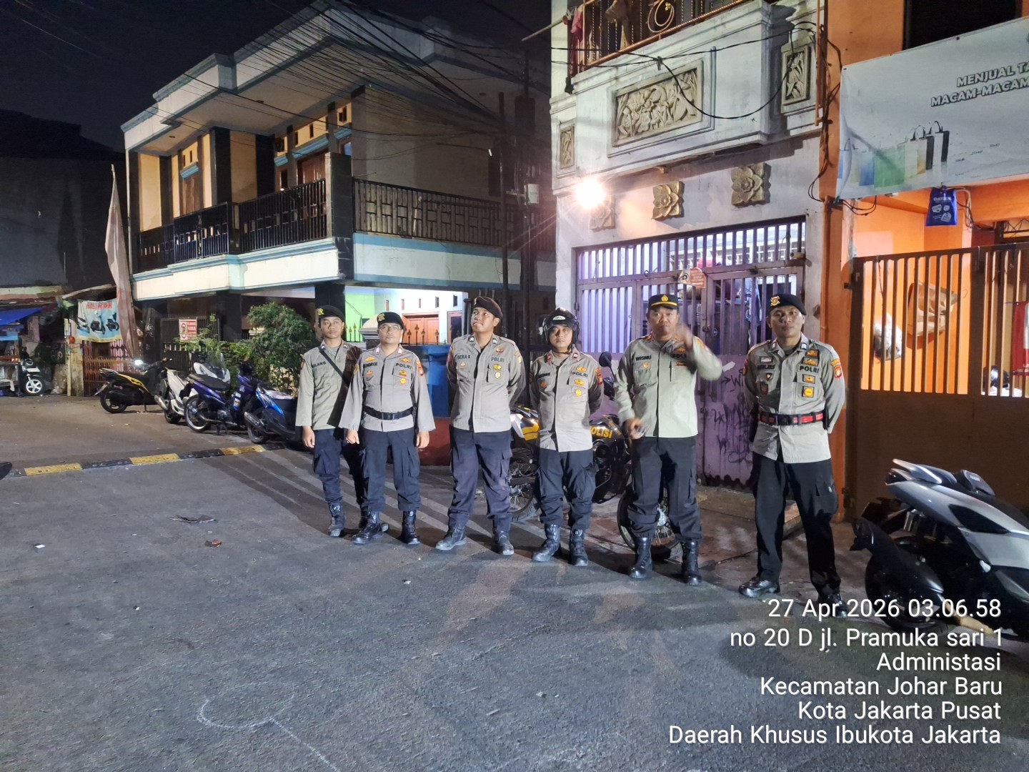 Antisipasi Kamtibmas, Polisi Sisir Titik Rawan Lewat Patroli Cipta Kondisi Rutin