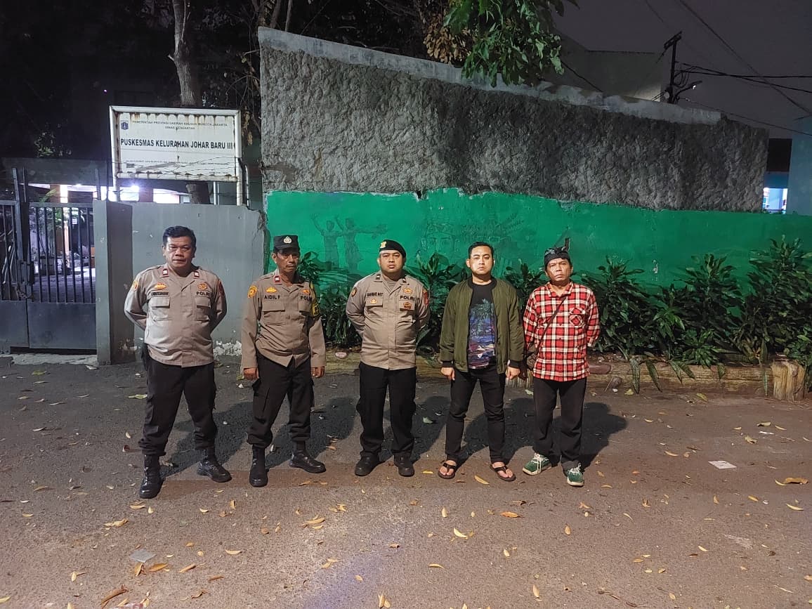Respons Cepat Polisi, Polsek Johar Baru Patroli Wilayah Antisipasi Potensi Tawuran