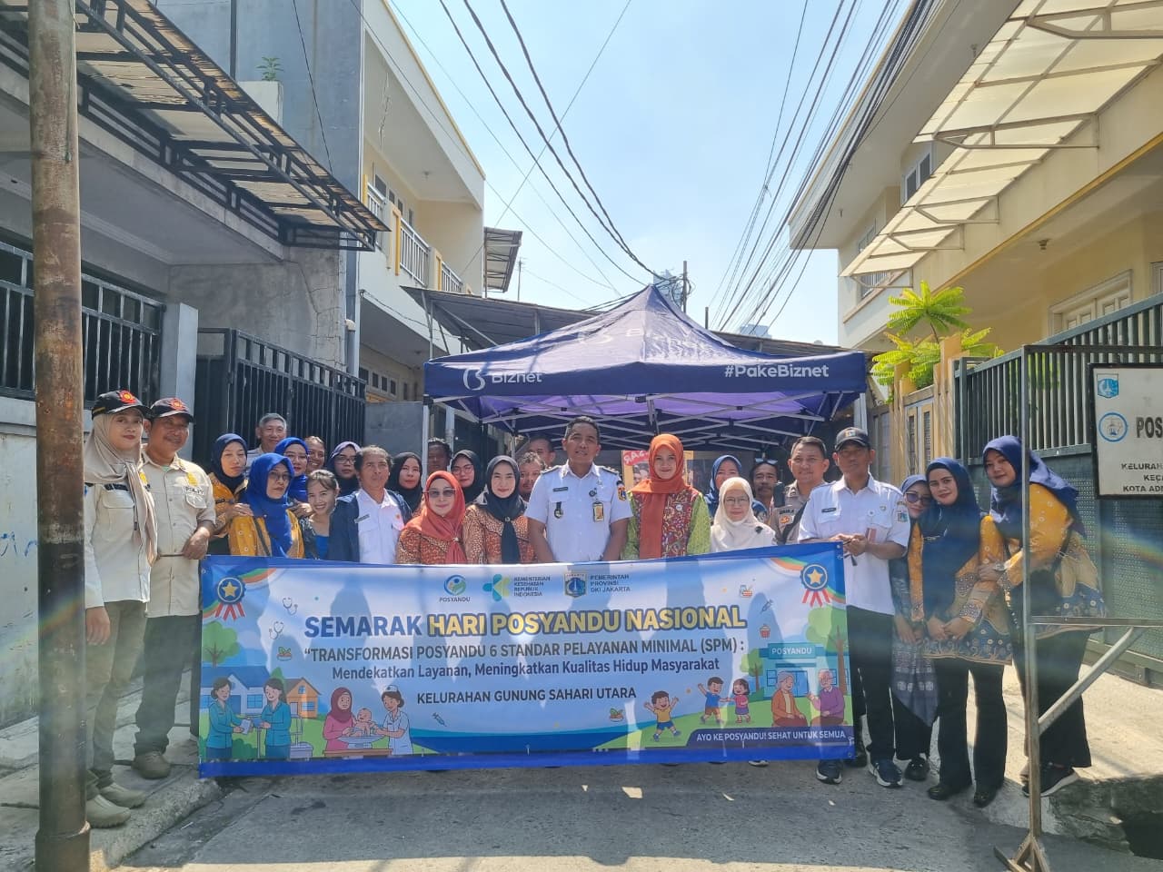 Polri Hadir di Posyandu, Bhabinkamtibmas Dukung Kesehatan Warga Di Gunung Sahari Utara