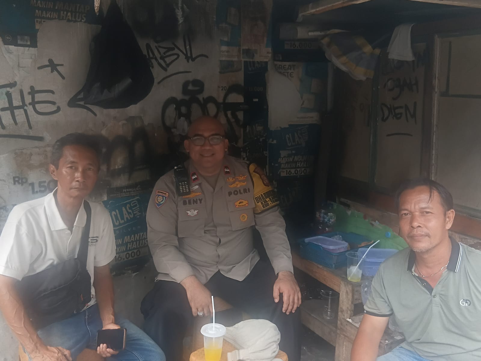 Sambang Wilayah RW 07, Bhabinkamtibmas Kampung Bali Ajak Warga Tingkatkan Keamanan Lingkungan