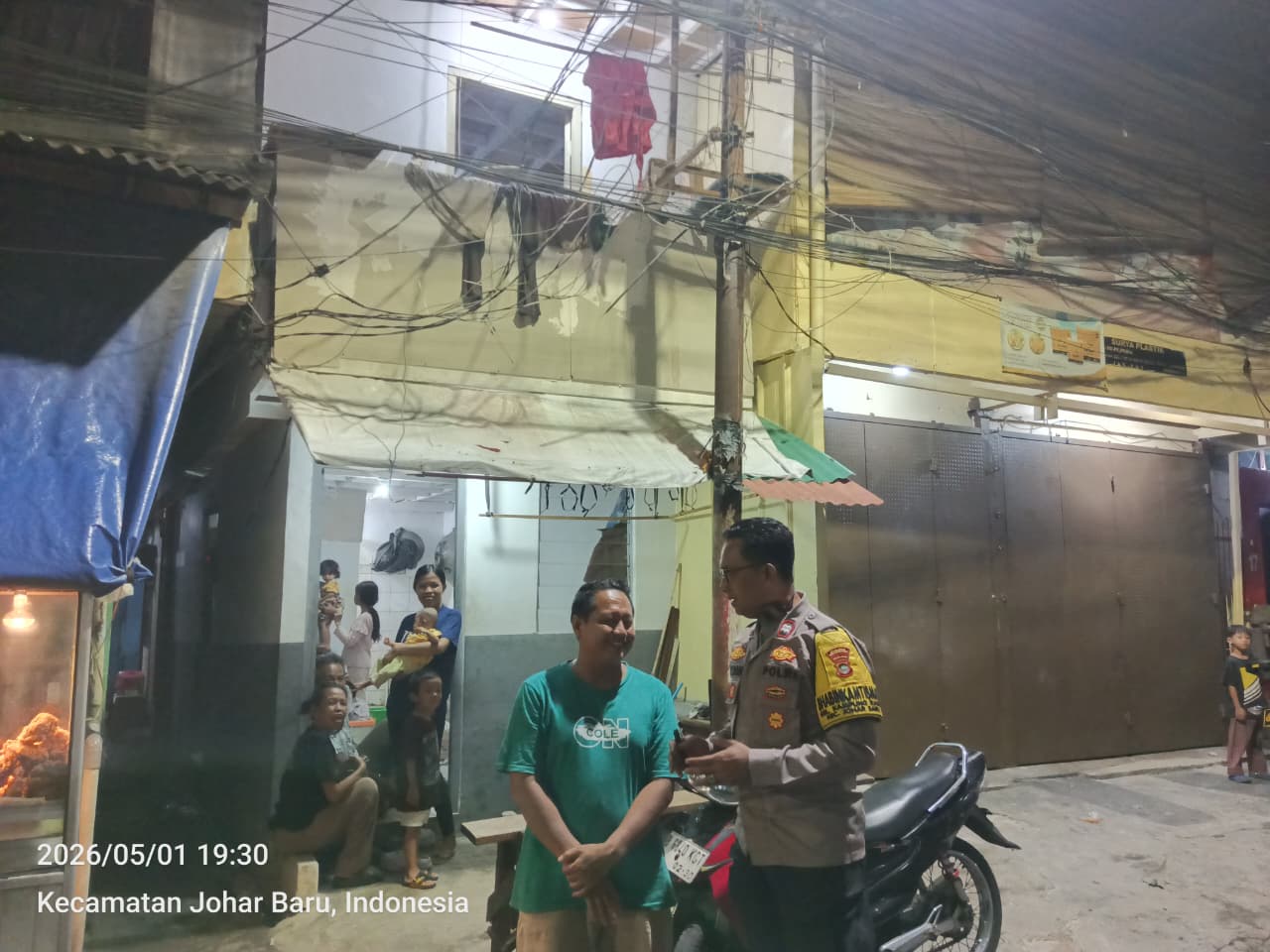 Cooling System di Perbatasan Kampung Rawa–Galur, Polisi Ajak Warga Jaga Kondusifitas Lingkungan