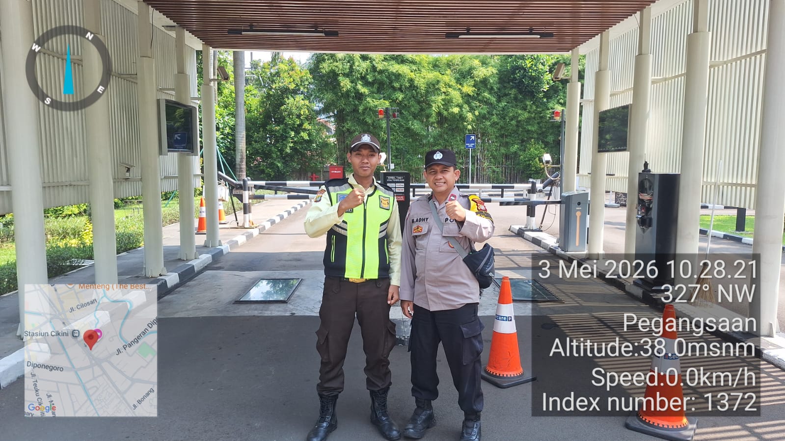 Bhabinkamtibmas Pegangsaan Sambangi Hotel DoubleTree, Perkuat Deteksi Dini Cegah Curanmor