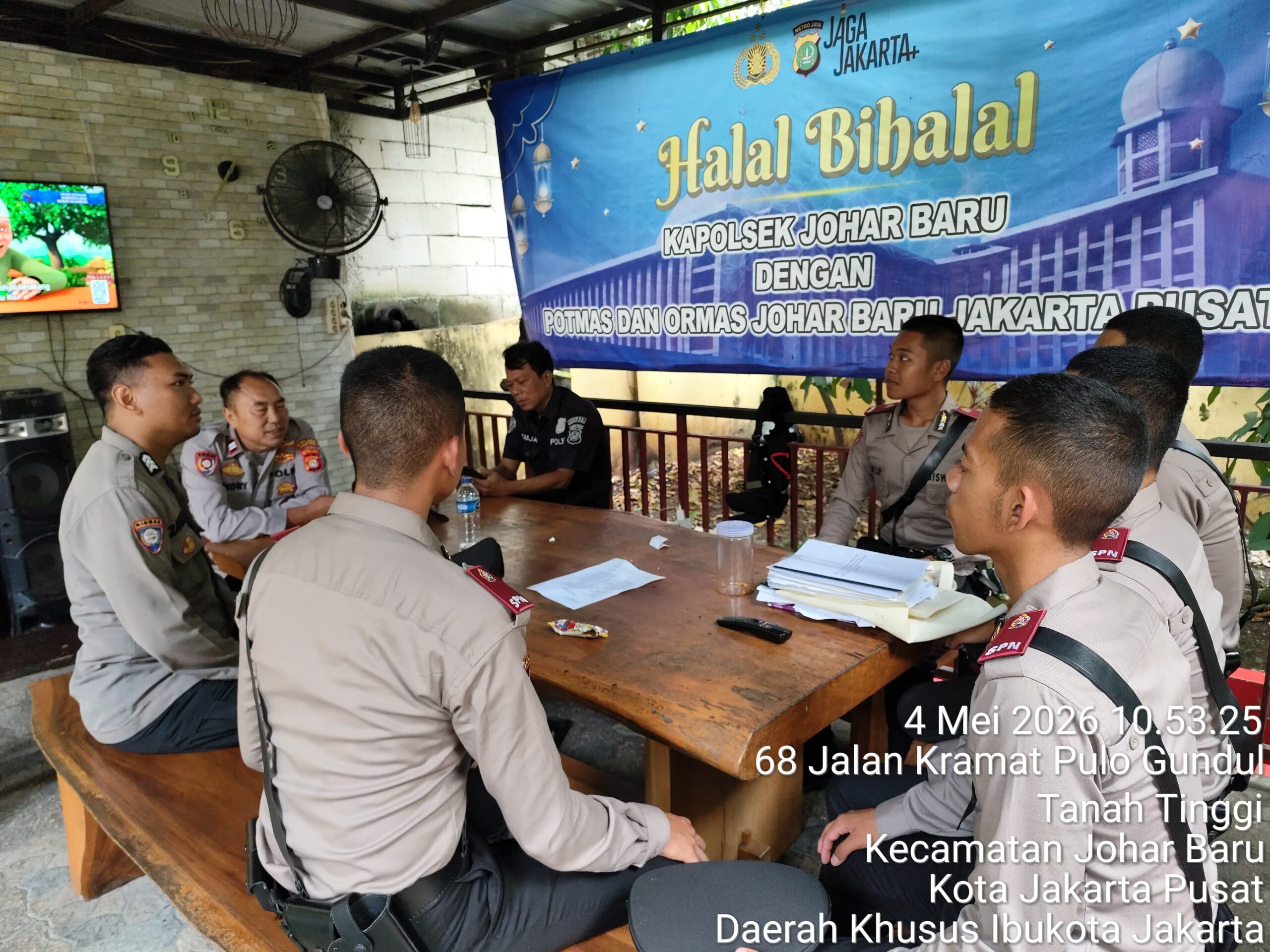Siswa Diktuk Bintara Polri Jalani Latihan Binmas di Polsek Johar Baru