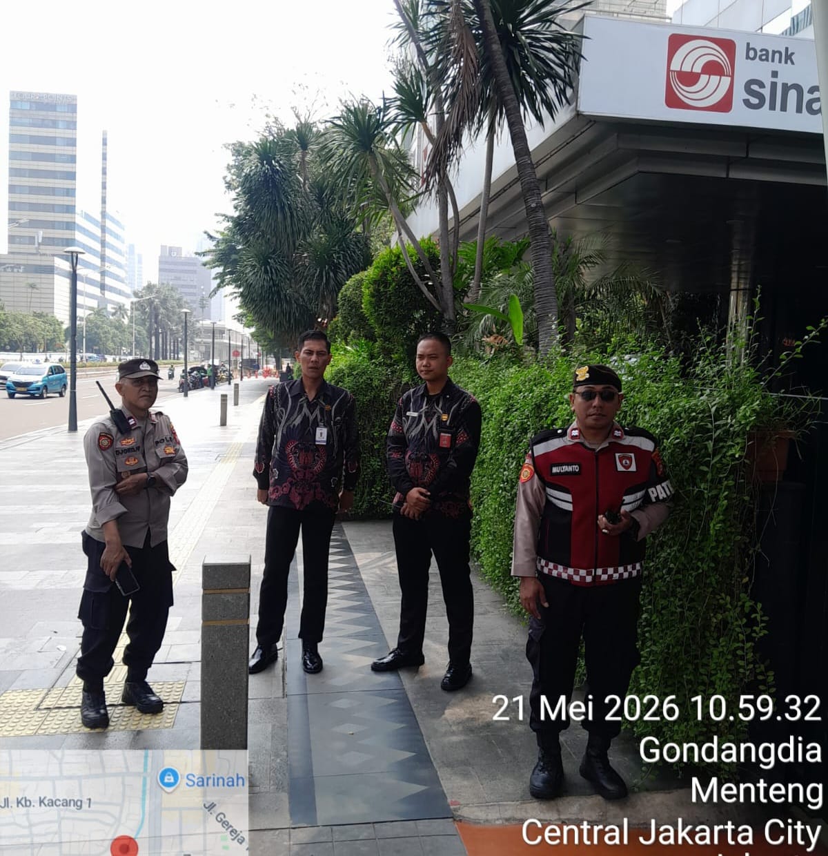 Patroli Gedung Sinarmas Land, Polisi Imbau Security Tingkatkan Kewaspadaan