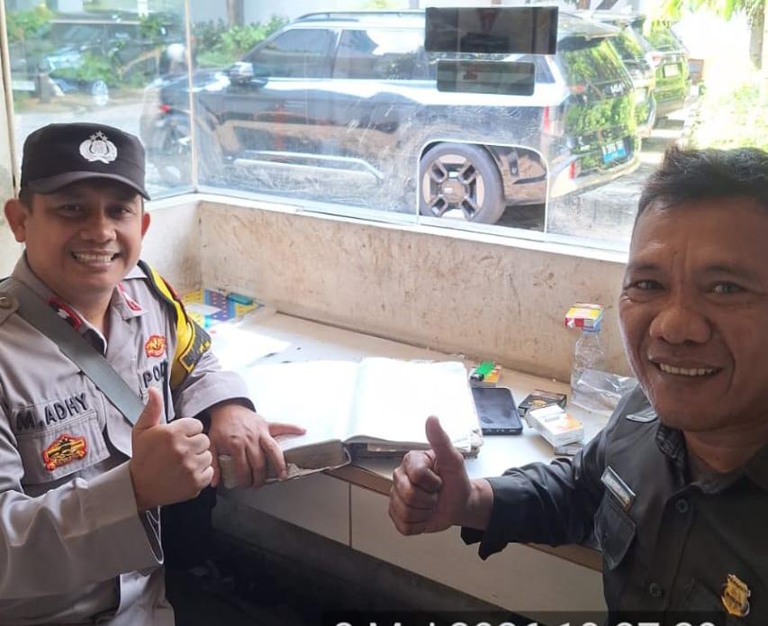 Sinergi Bhabinkamtibmas Pegangsaan Sambangi Gedung Graha Nusa Tiga, Perkuat Pengamanan Lingkungan Perkantoran