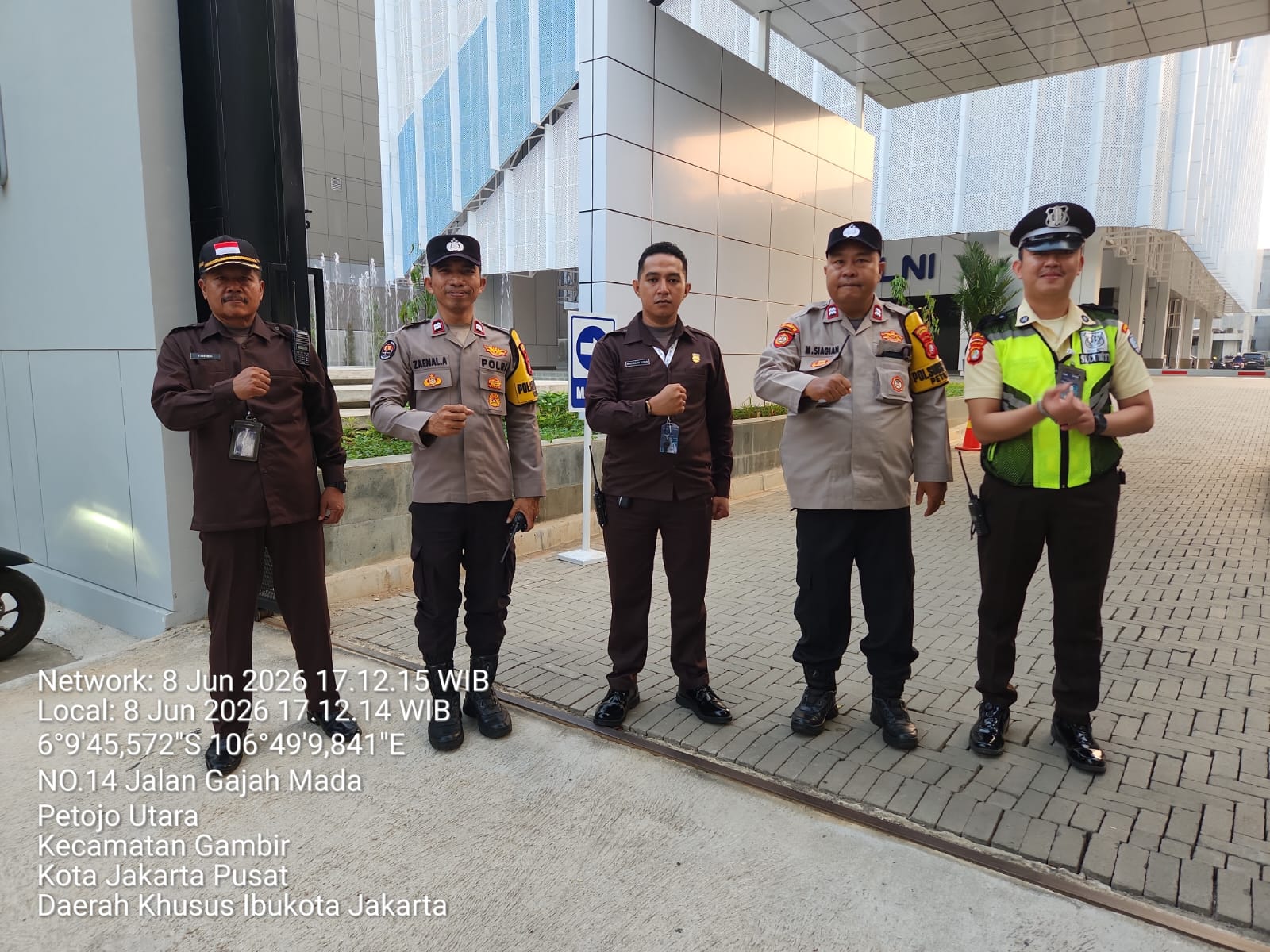 Dalam Upaya Memelihara Kamtibmas Pada Objek Vital, Polsek Metro Gambir Hadir di PT Pelni