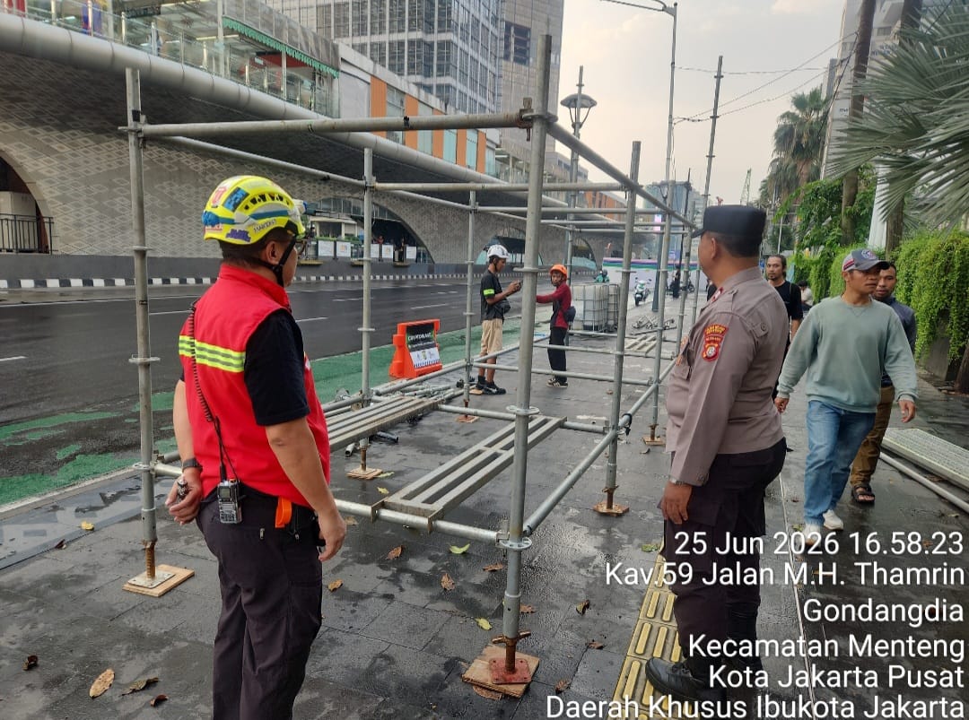 Patroli Humanis di Jalan Mh Thamrin, Polisi Perketat Pengamanan Kawasan Strategis
