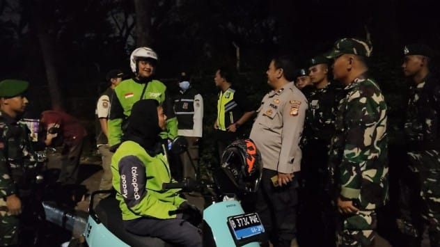 Patroli Gabungan 3 Pilar Sisir Wilayah Cempaka Putih, Antisipasi Kejahatan dan Gangguan Kamtibmas